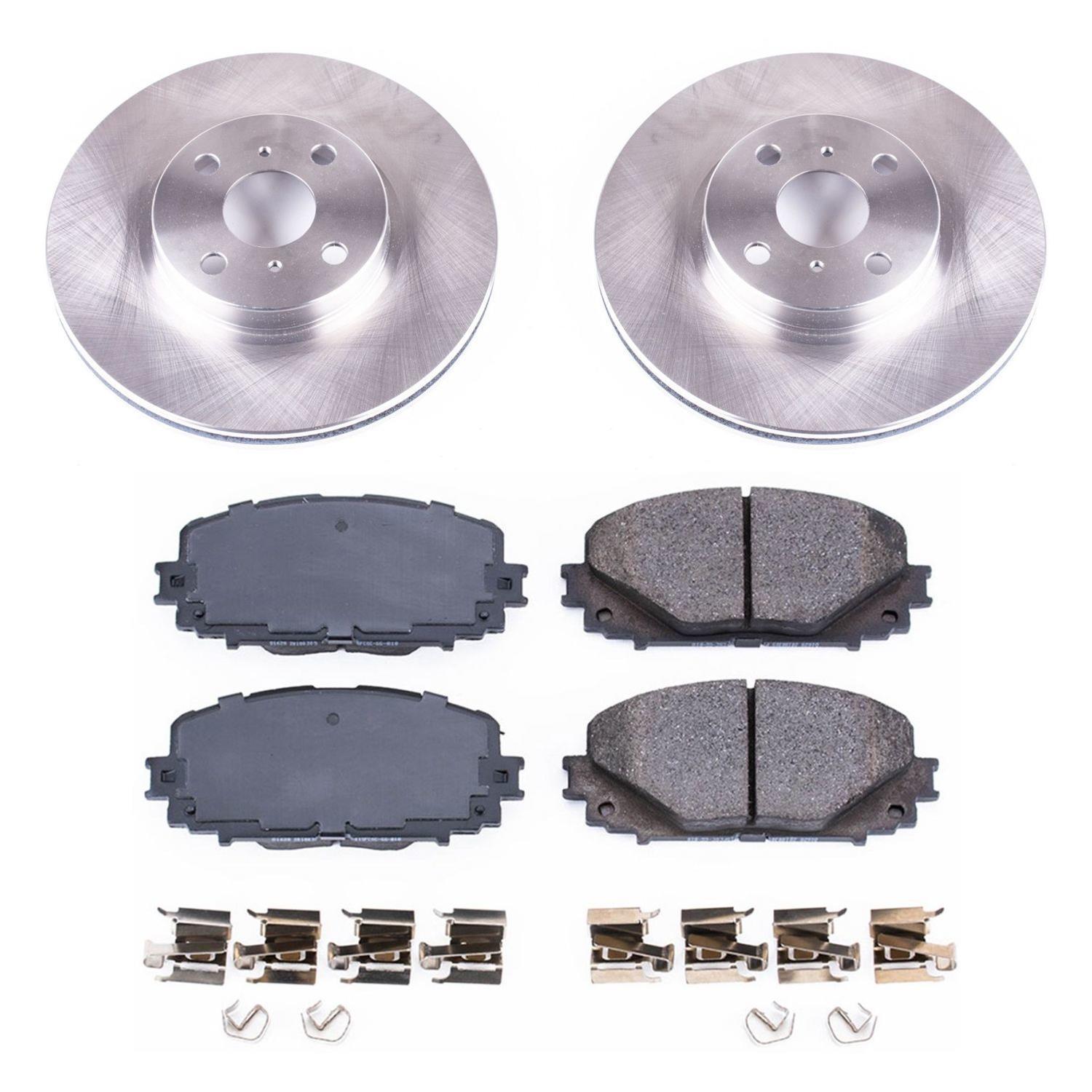 Power Stop 12-18 Toyota Yaris Front & Rear Autospecialty Brake Kit (1x psbKOE6106, 1x psbKOE6104) thumbnail 9