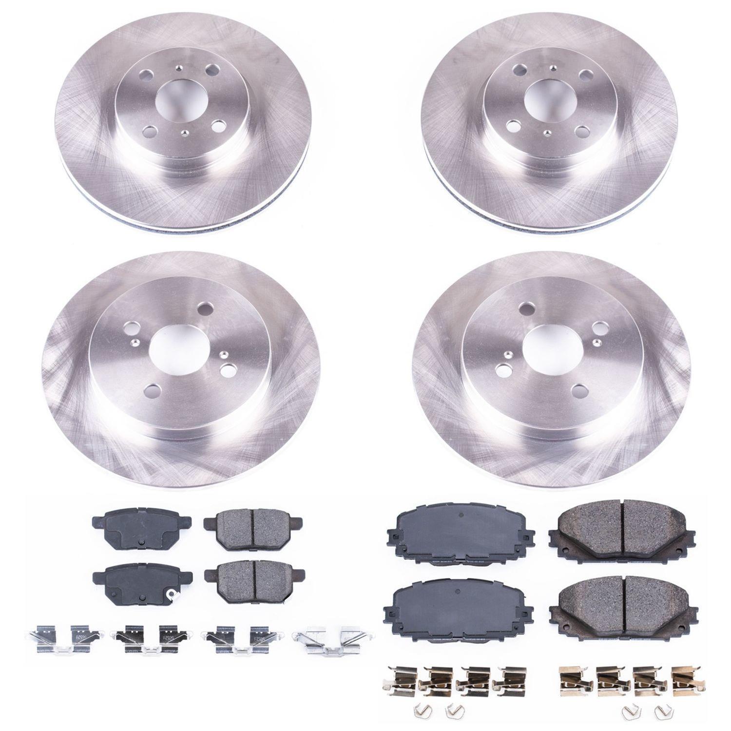 Power Stop 12-18 Toyota Yaris Front & Rear Autospecialty Brake Kit (1x psbKOE6106, 1x psbKOE6104) thumbnail 7