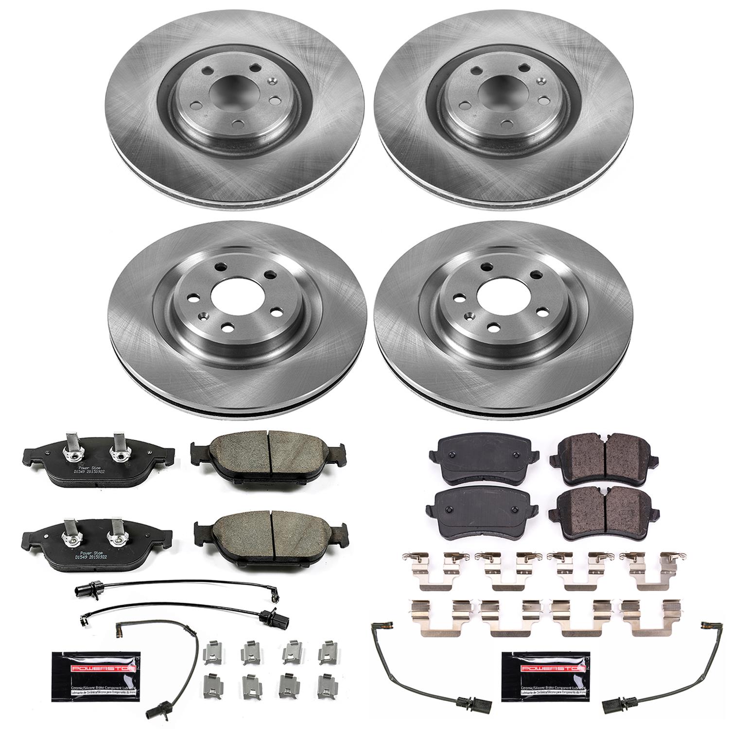 Power Stop 2012 Audi A7 Quattro Front & Rear Autospecialty Brake Kit (1x psbKOE6129, 1x psbKOE6001) thumbnail 5