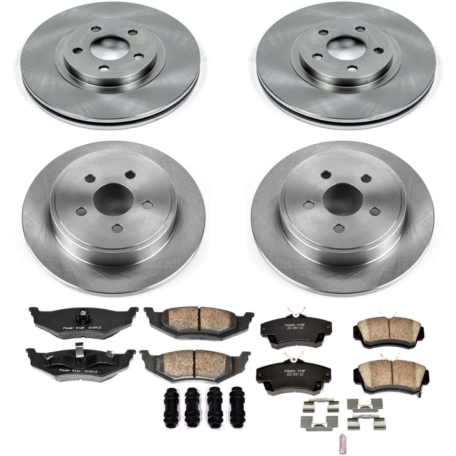 Power Stop 2010 Chrysler PT Cruiser Front & Rear Autospecialty Brake Kit (1x psbKOE1704, 1x psbKOE1709) thumbnail 6