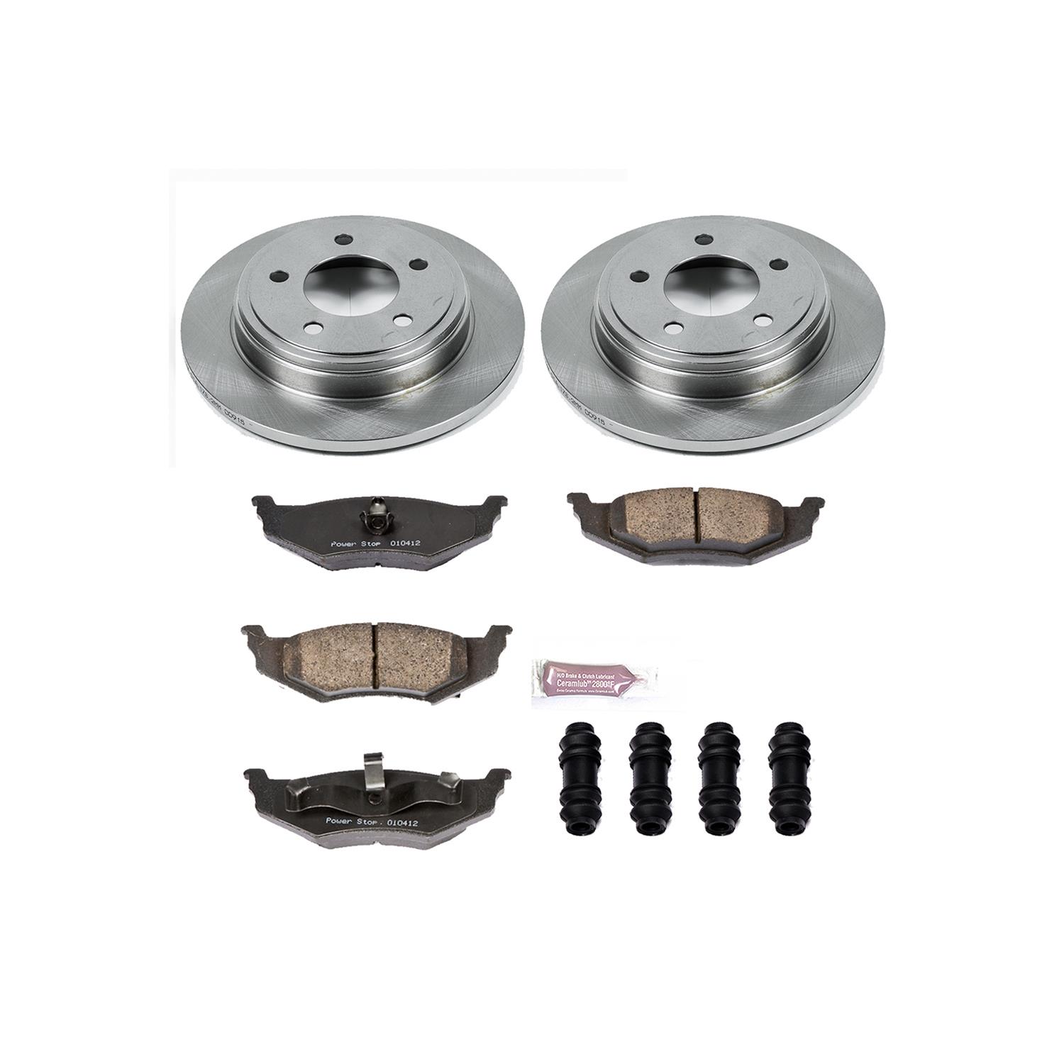 Power Stop 99-04 Chrysler 300M Front & Rear Autospecialty Brake Kit (1x psbKOE1692, 1x psbKOE6263) thumbnail 5