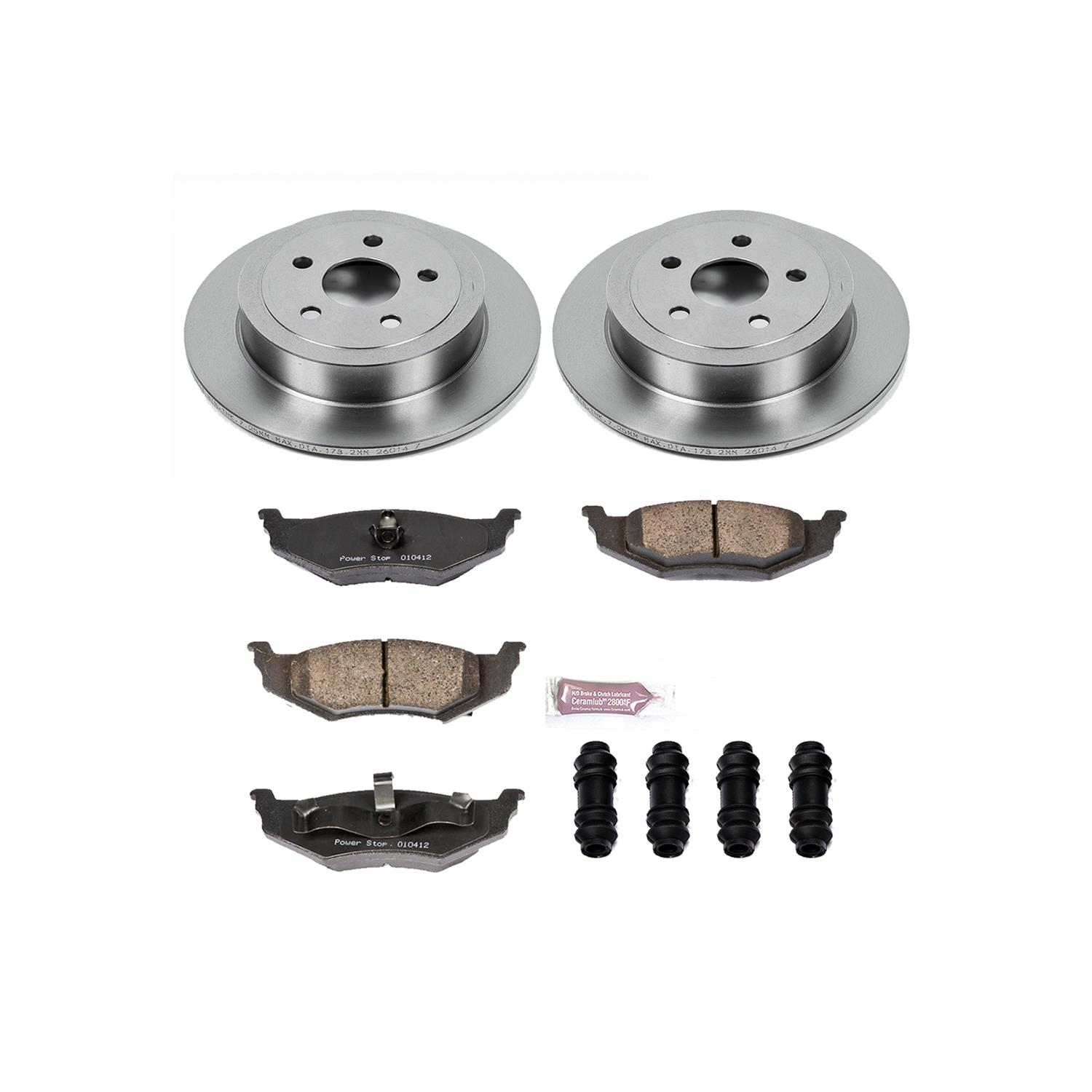 Power Stop 01-06 Chrysler Sebring Front & Rear Autospecialty Brake Kit (1x psbKOE6266, 1x psbKOE1684) thumbnail 5