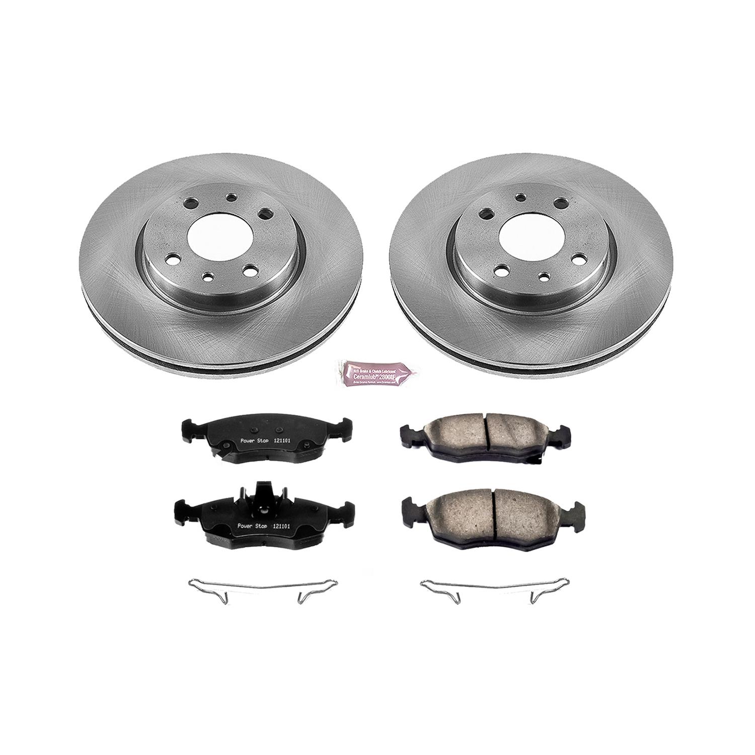 Power Stop 12-18 Fiat 500 Front & Rear Autospecialty Brake Kit (1x psbKOE6292, 1x psbKOE6290) thumbnail 5
