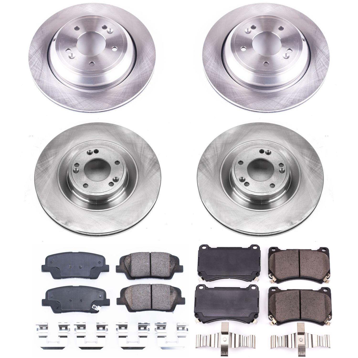 Power Stop 2011 Hyundai Equus Front & Rear Autospecialty Brake Kit (1x psbKOE5928, 1x psbKOE7341) thumbnail 7