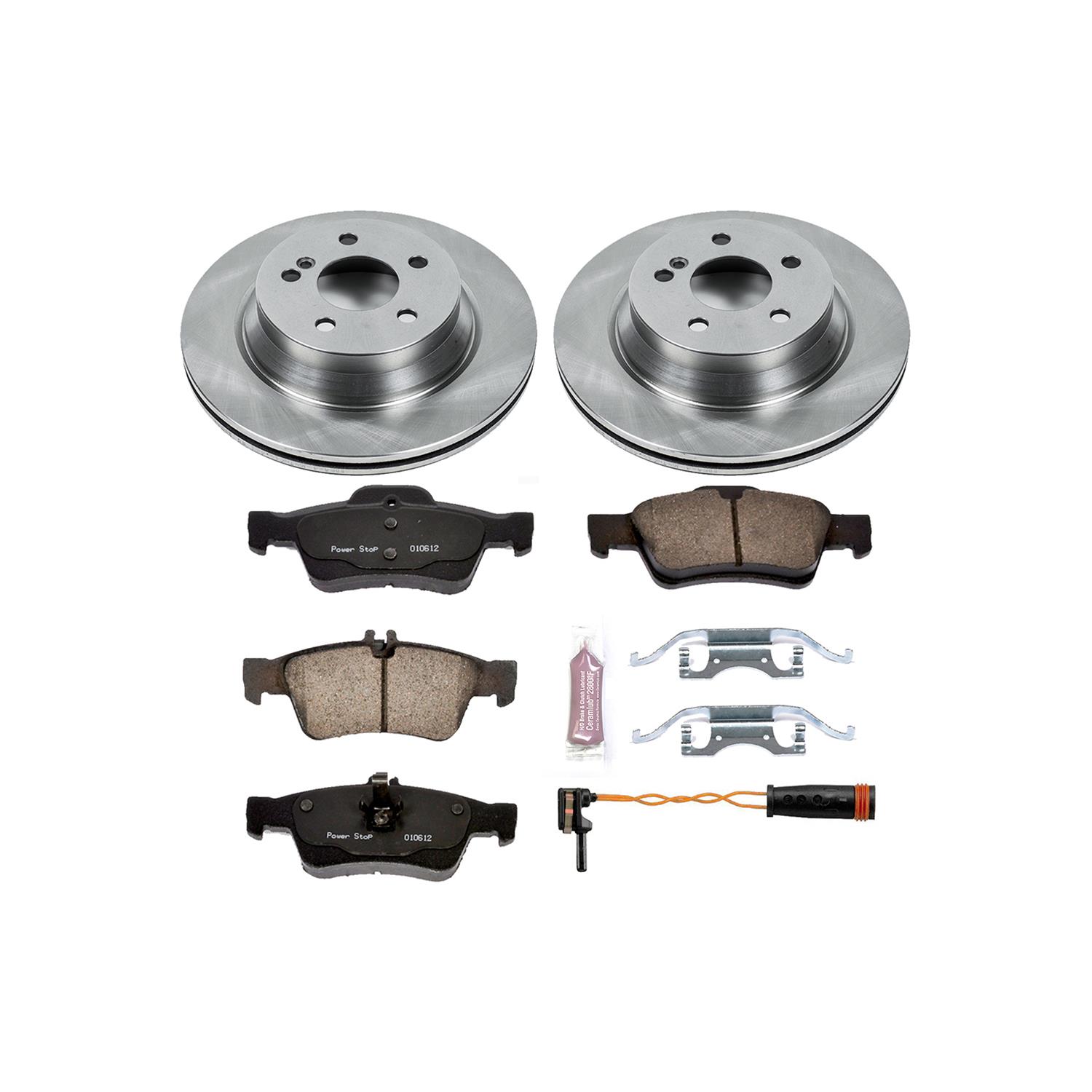 Power Stop 10-14 Mercedes-Benz E350 Front & Rear Autospecialty Brake Kit (1x psbKOE7496, 1x psbKOE6359) thumbnail 5