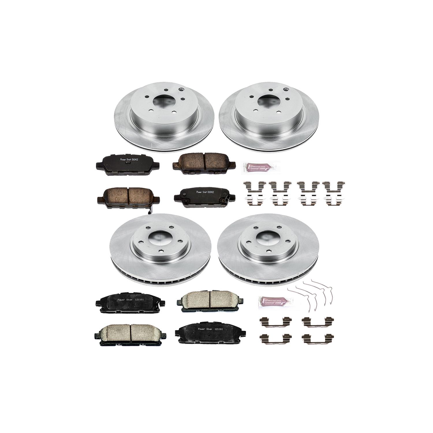 Power Stop 11-17 Nissan Quest Front & Rear Autospecialty Brake Kit (1x psbKOE2427, 1x psbKOE6360) thumbnail 3
