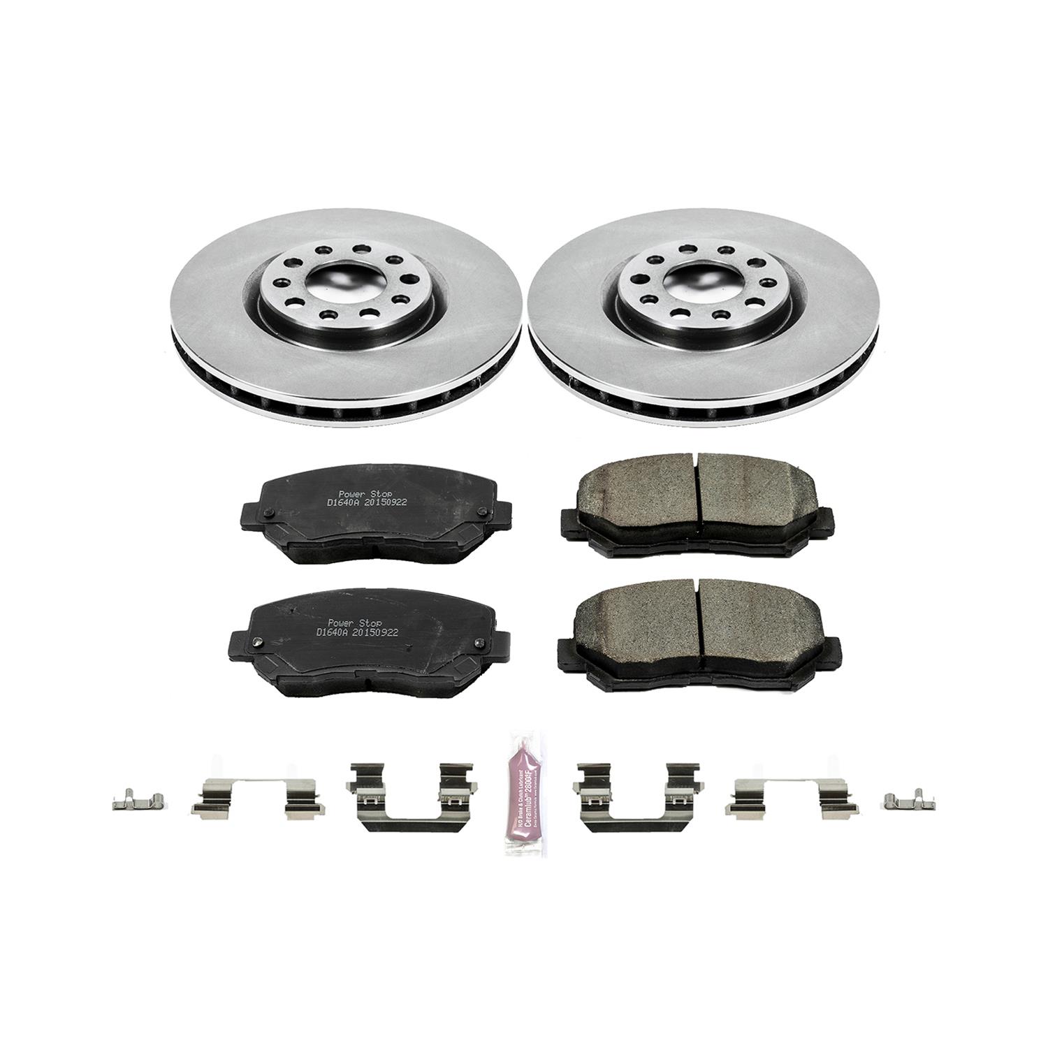 Power Stop 15-17 Chrysler 200 Front & Rear Autospecialty Brake Kit (1x psbKOE6543, 1x psbKOE6372) thumbnail 5
