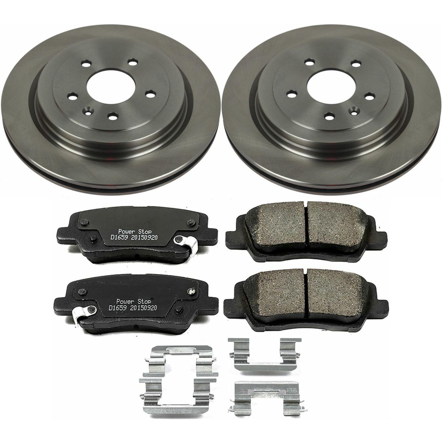 Power Stop 13-15 Cadillac ATS Front & Rear Autospecialty Brake Kit (1x psbKOE6385, 1x psbKOE6386) thumbnail 5
