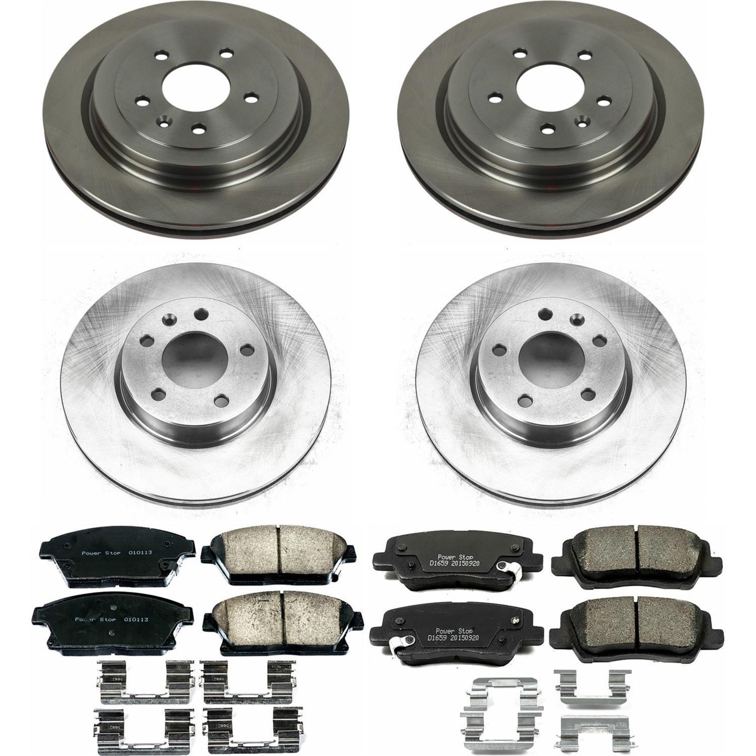 Power Stop 13-15 Cadillac ATS Front & Rear Autospecialty Brake Kit (1x psbKOE6385, 1x psbKOE6386) thumbnail 2
