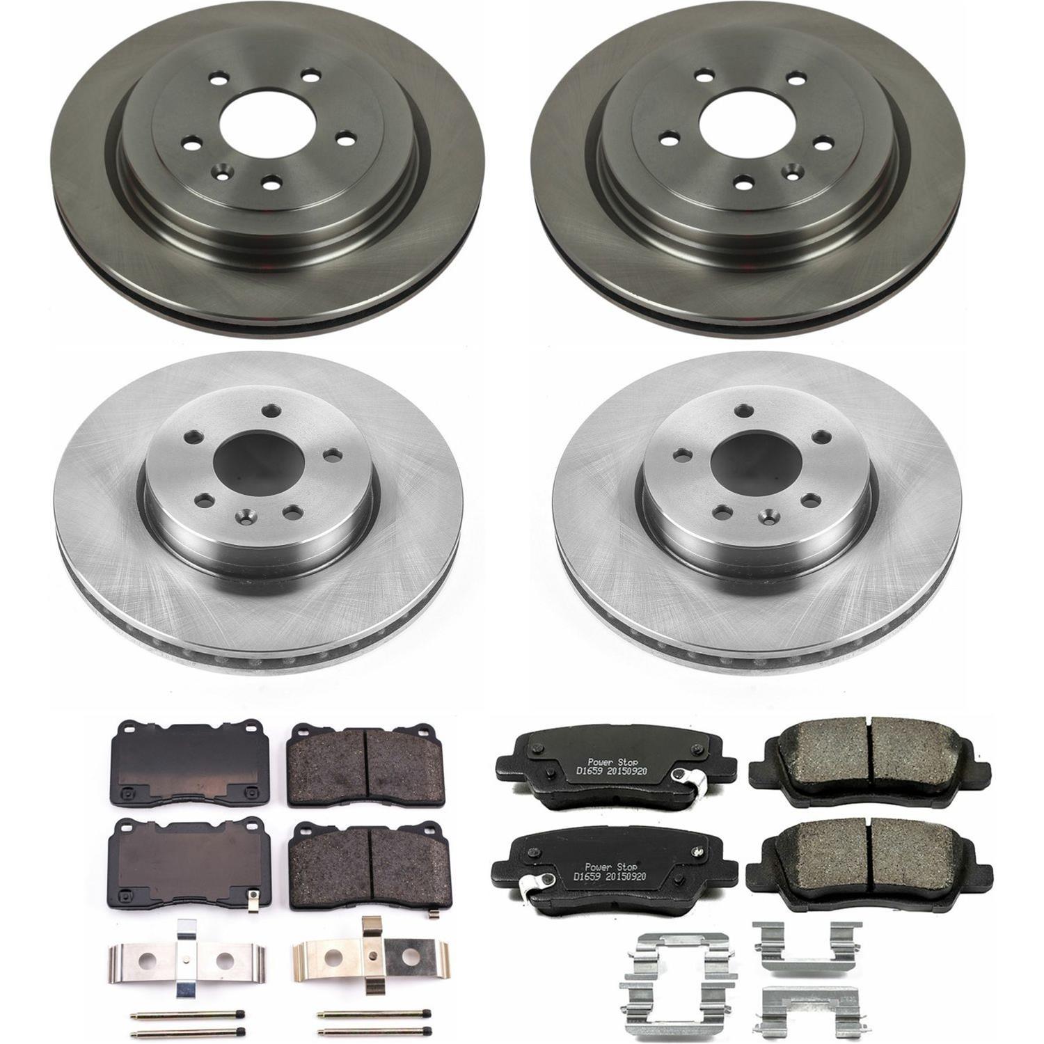 Power Stop 13-15 Cadillac ATS Front & Rear Autospecialty Brake Kit (1x psbKOE6389, 1x psbKOE6385) thumbnail 6