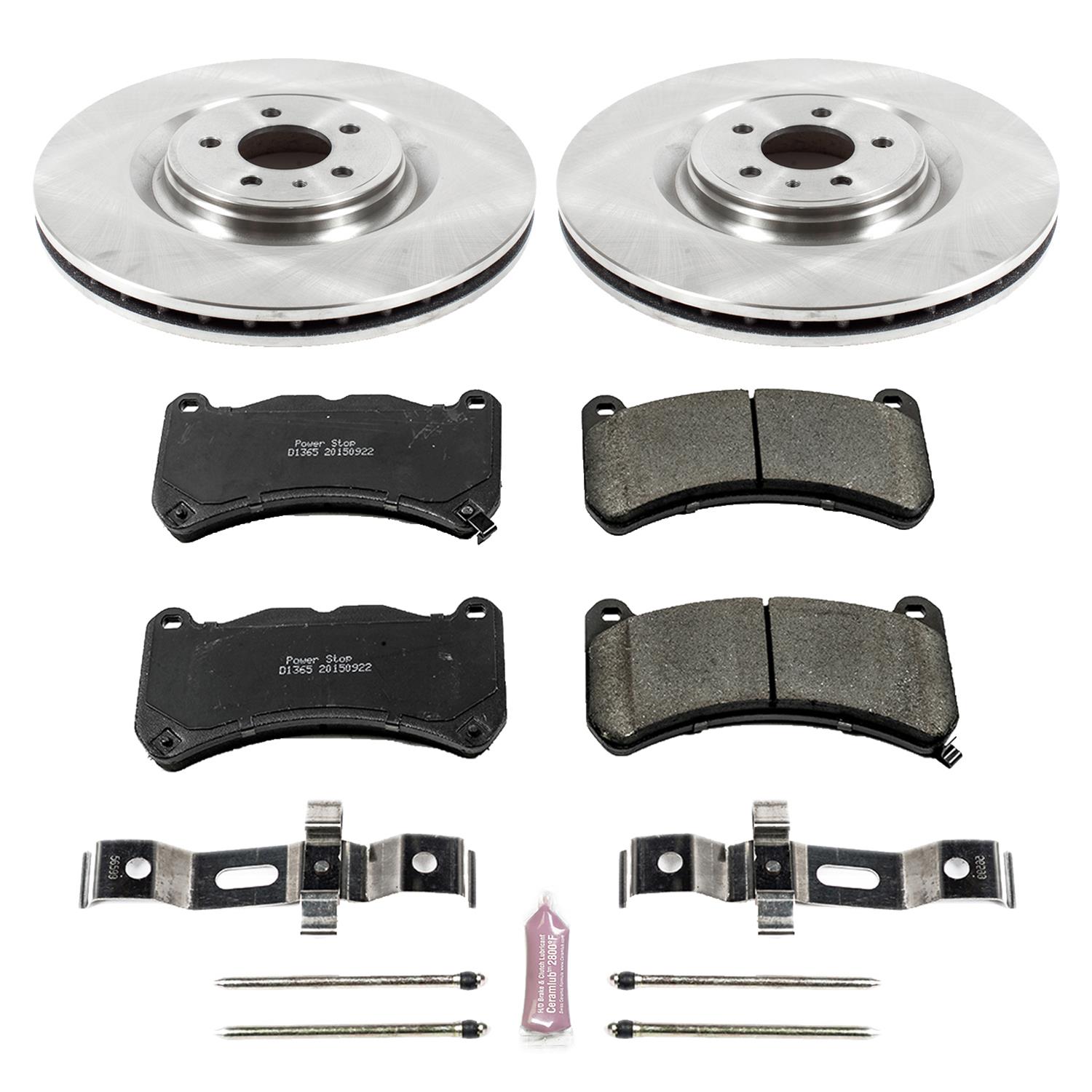 Power Stop 13-14 Ford Mustang Front Autospecialty Brake Kit (2x psbAR85151, 1x psb17-1365) thumbnail 7