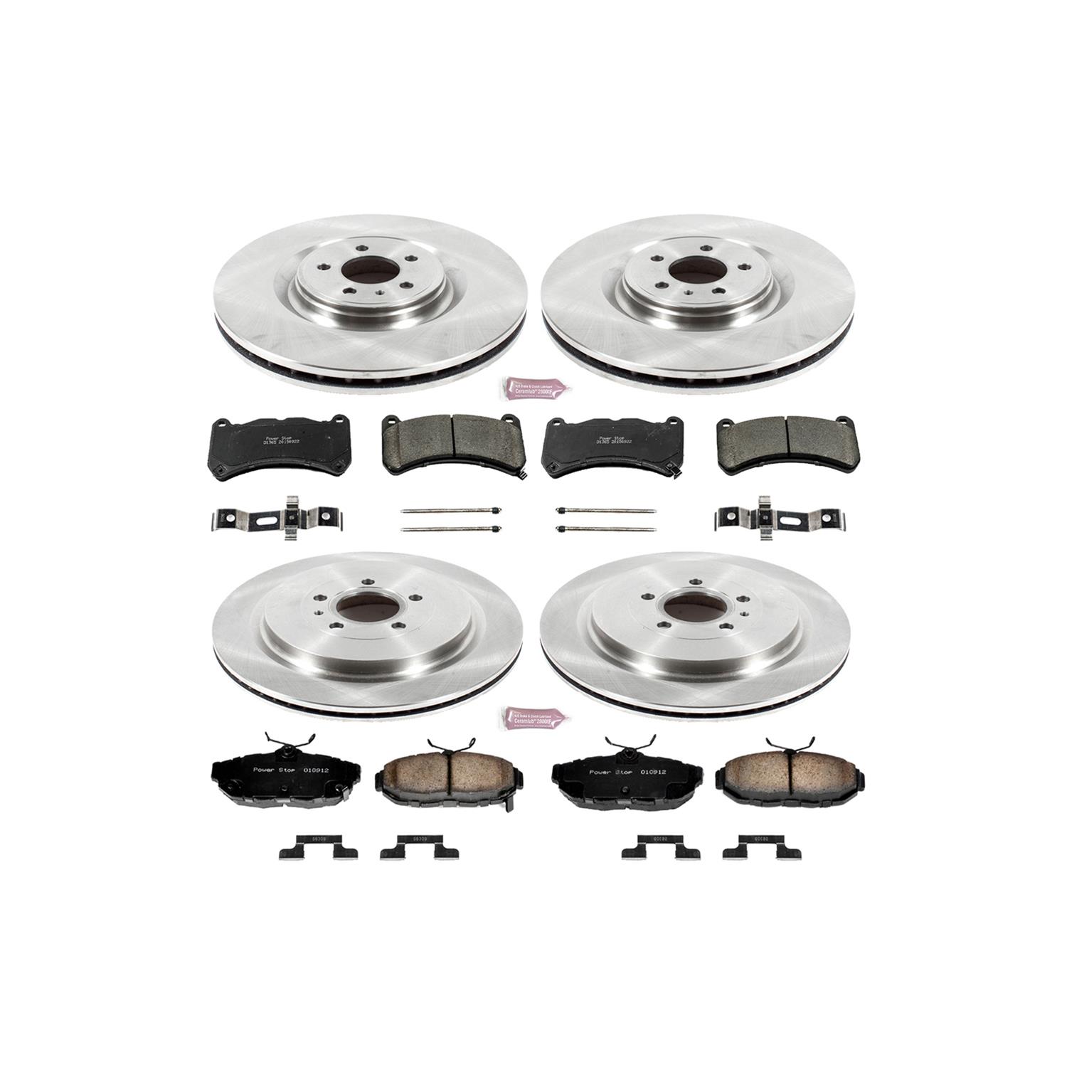 Power Stop 13-14 Ford Mustang Front & Rear Autospecialty Brake Kit (2x psbAR85151, 1x psbKOE6402, 1x psb17-1365) thumbnail 5