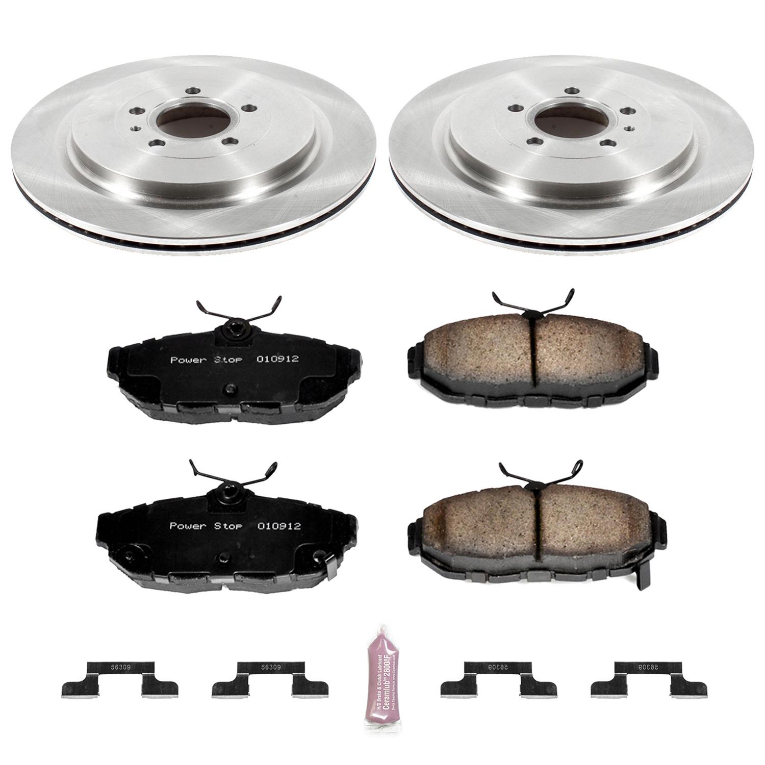 Power Stop 13-14 Ford Mustang Front & Rear Autospecialty Brake Kit (2x psbAR85151, 1x psbKOE6402, 1x psb17-1365) thumbnail 4