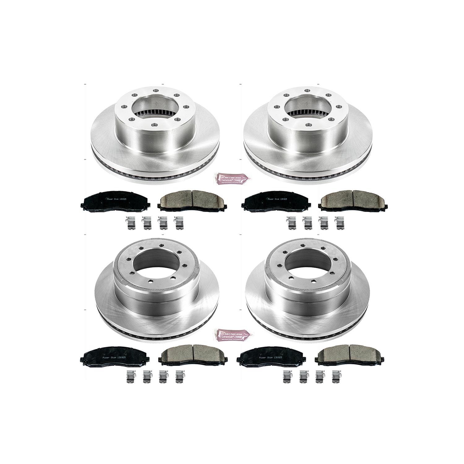 Power Stop 13-16 Ford F-450 Super Duty Front & Rear Autospecialty Brake Kit (2x psbAR85154, 2x psbAR85153, 1x psb17-1680, 1x psb17-1691) thumbnail 5