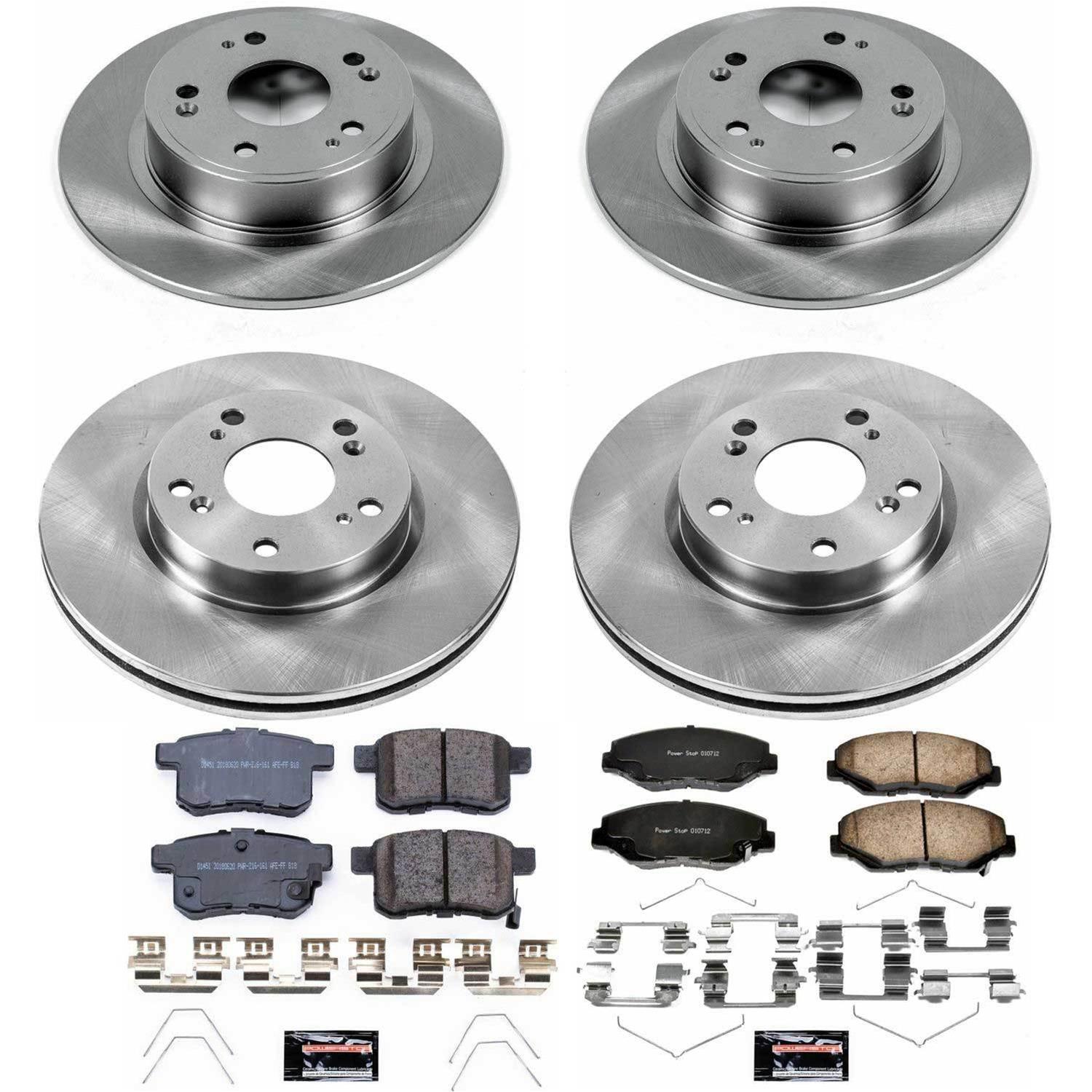 Power Stop 13-17 Honda Accord Front & Rear Autospecialty Brake Kit (1x psbKOE5368, 1x psbKOE6490) thumbnail 5