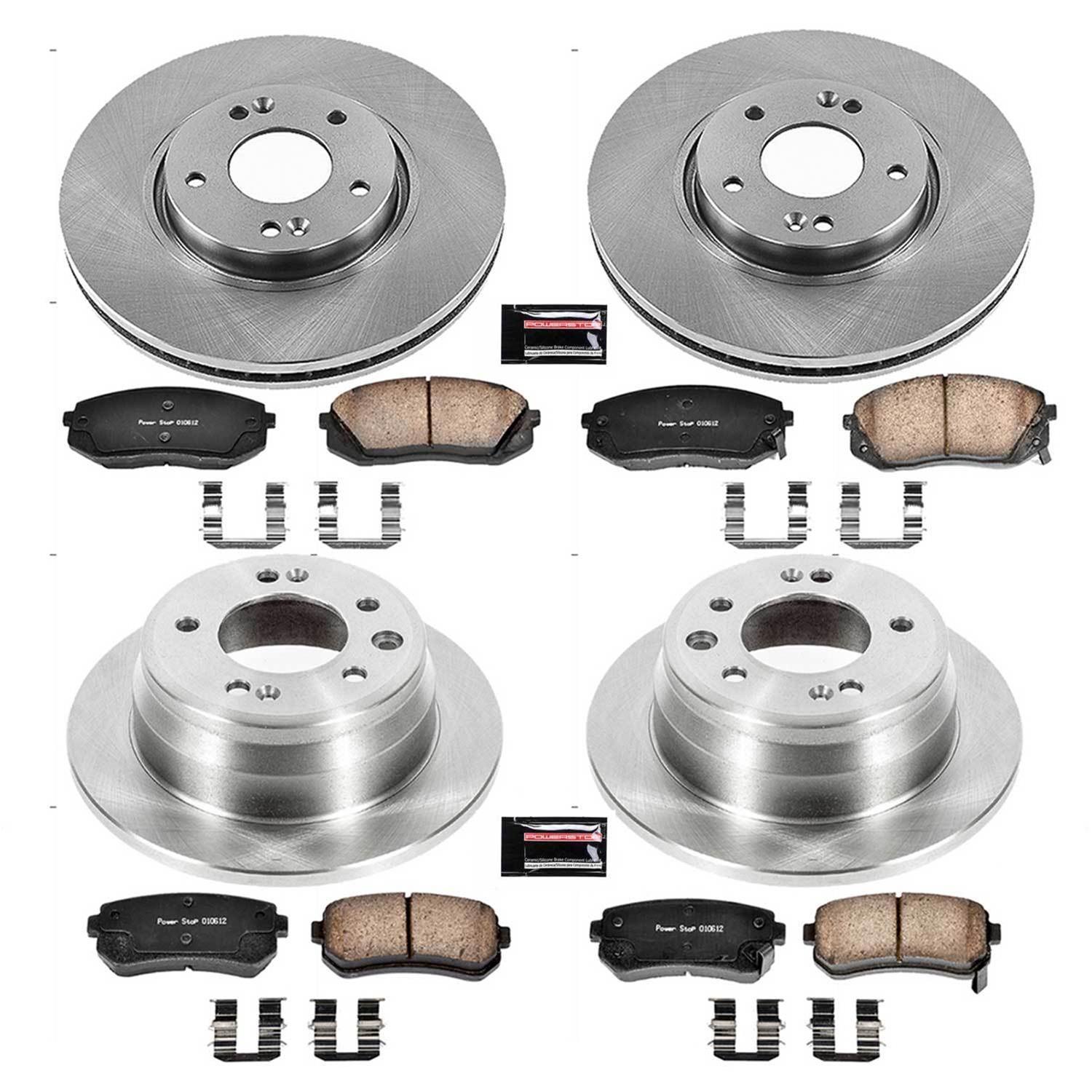 Power Stop 12-16 Kia Sportage Front & Rear Autospecialty Brake Kit (1x psbKOE6093, 1x psbKOE6510) thumbnail 5