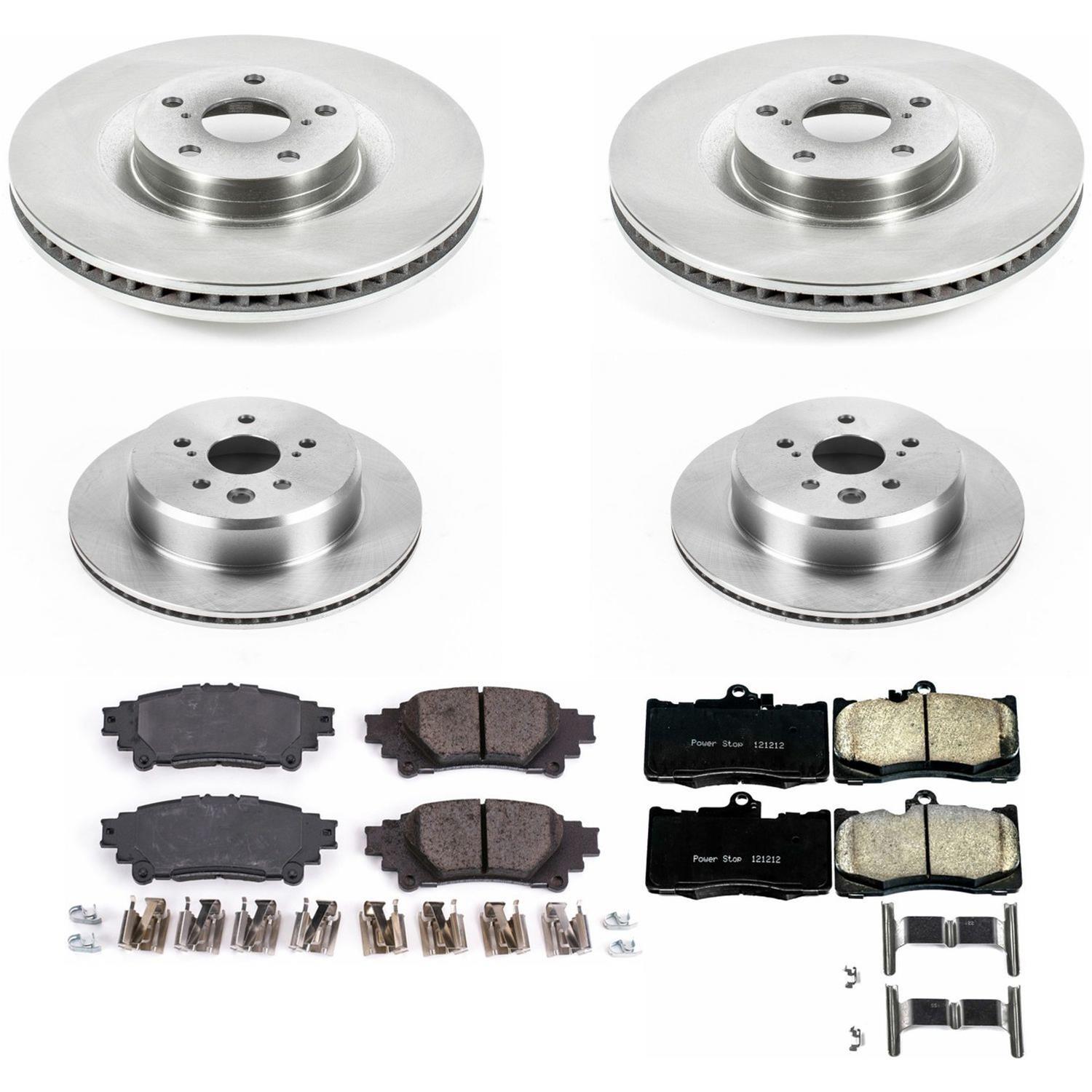 Power Stop 13-19 Lexus GS350 Front & Rear Autospecialty Brake Kit (1x psbKOE6514, 1x psbKOE6355) thumbnail 8