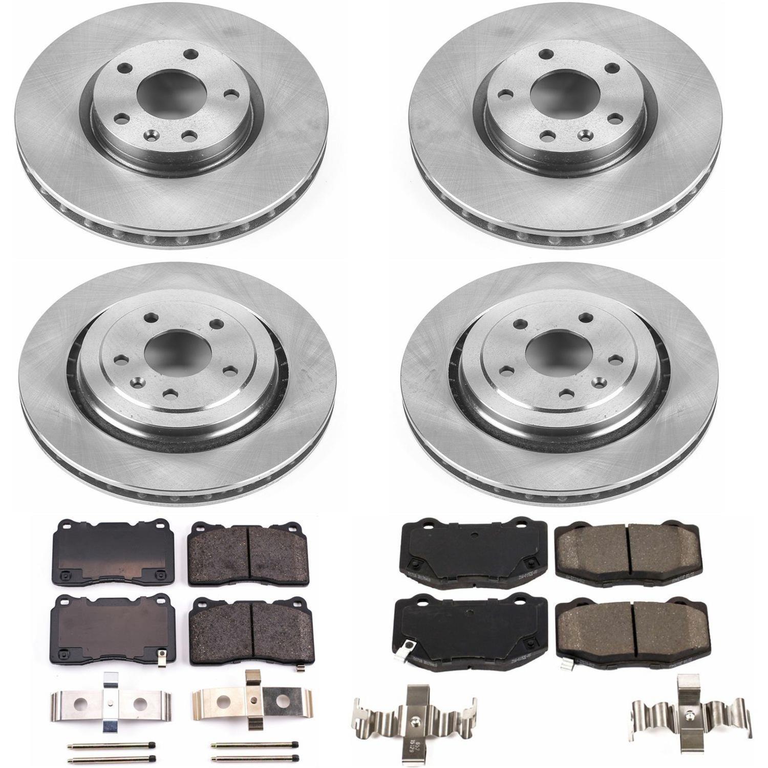 Power Stop 2014 Chevrolet Corvette Front & Rear Autospecialty Brake Kit (1x psbKOE6528, 1x psbKOE6530) thumbnail 5