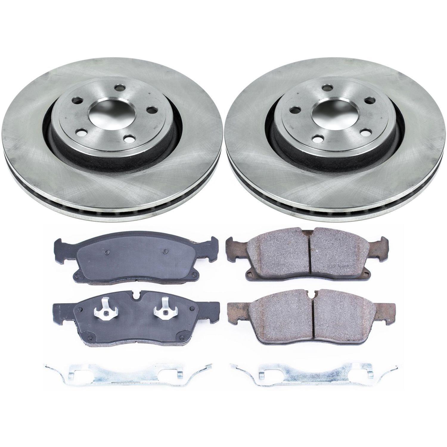 Power Stop 13-16 Dodge Durango Front & Rear Autospecialty Brake Kit (1x psbKOE5953, 1x psbKOE6536) thumbnail 4