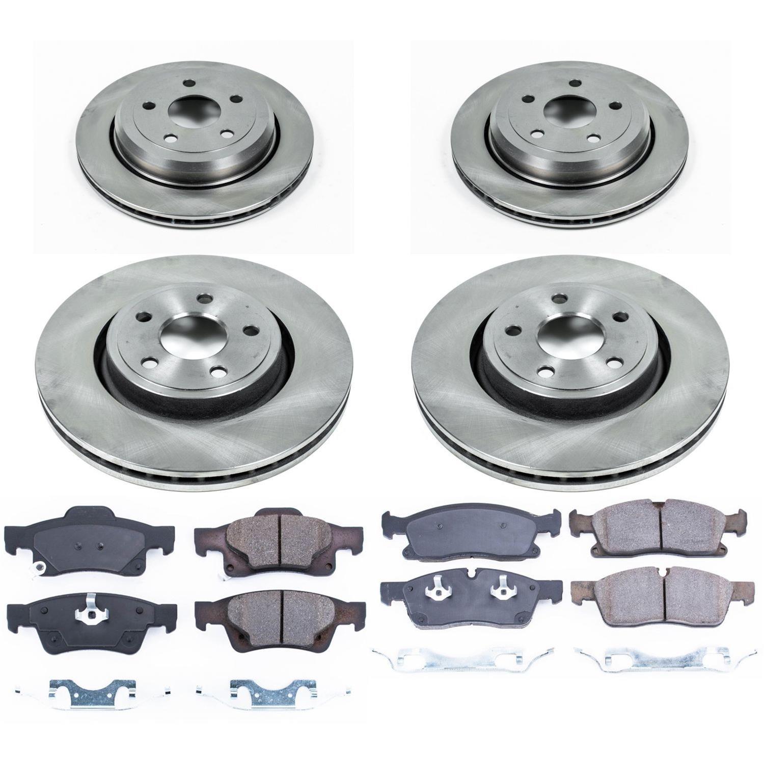 Power Stop 13-16 Dodge Durango Front & Rear Autospecialty Brake Kit (1x psbKOE5953, 1x psbKOE6536) thumbnail 2