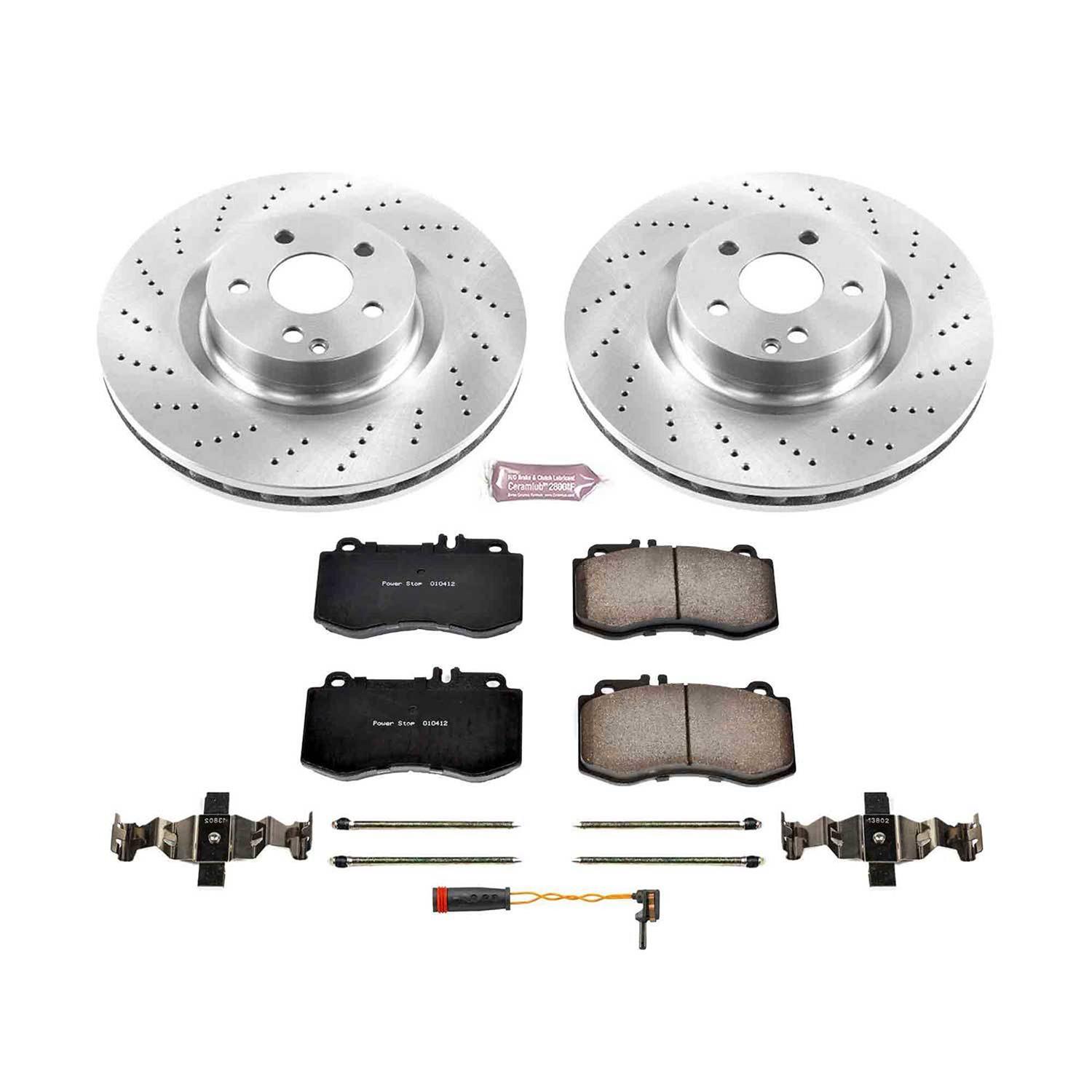 Power Stop 10-11 Mercedes-Benz E550 Front & Rear Autospecialty Brake Kit (1x psbKOE6881, 1x psbKOE6640) thumbnail 5