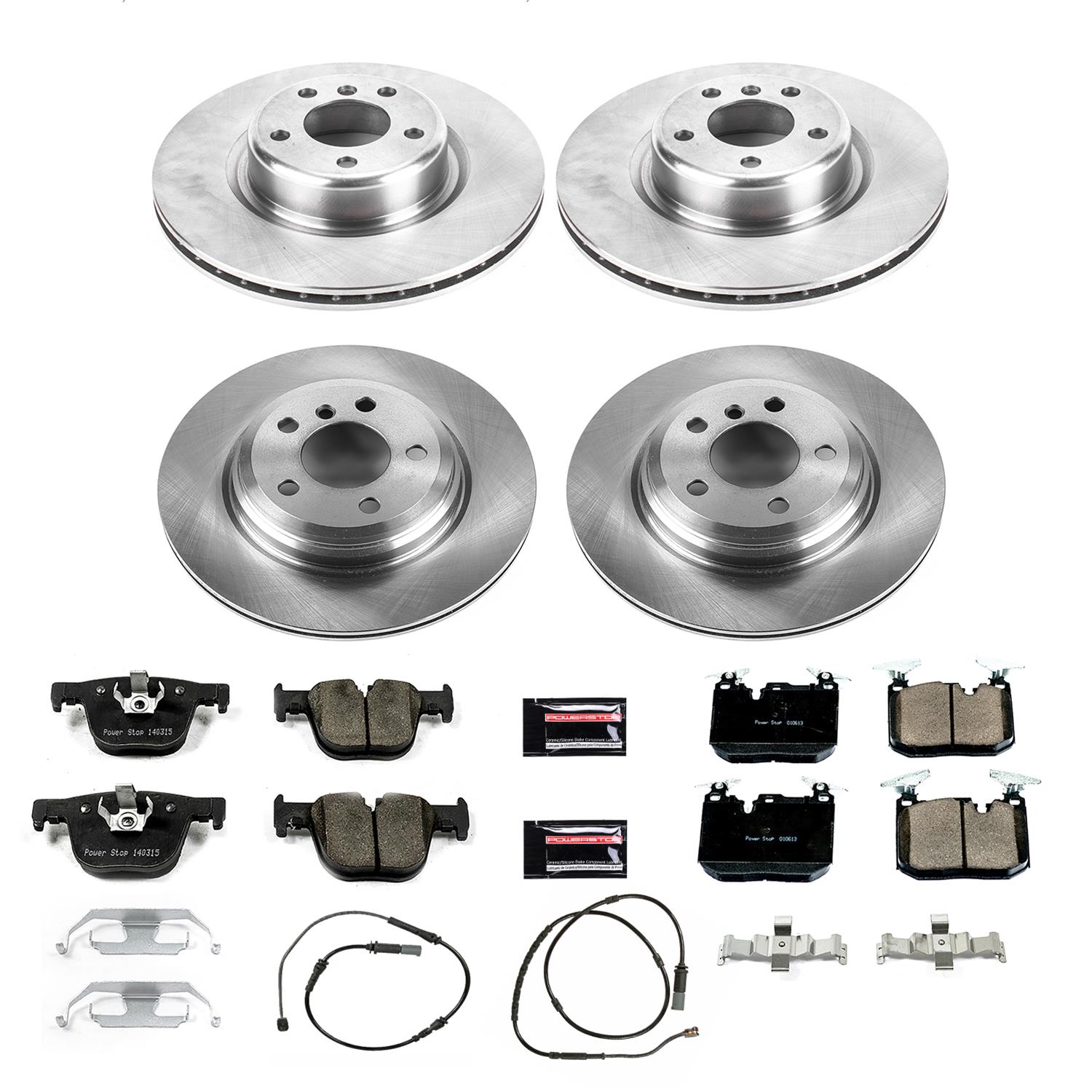 Power Stop 2016 BMW 328i xDrive Front & Rear Autospecialty Brake Kit (1x psbKOE6653, 1x psbKOE6667) thumbnail 7