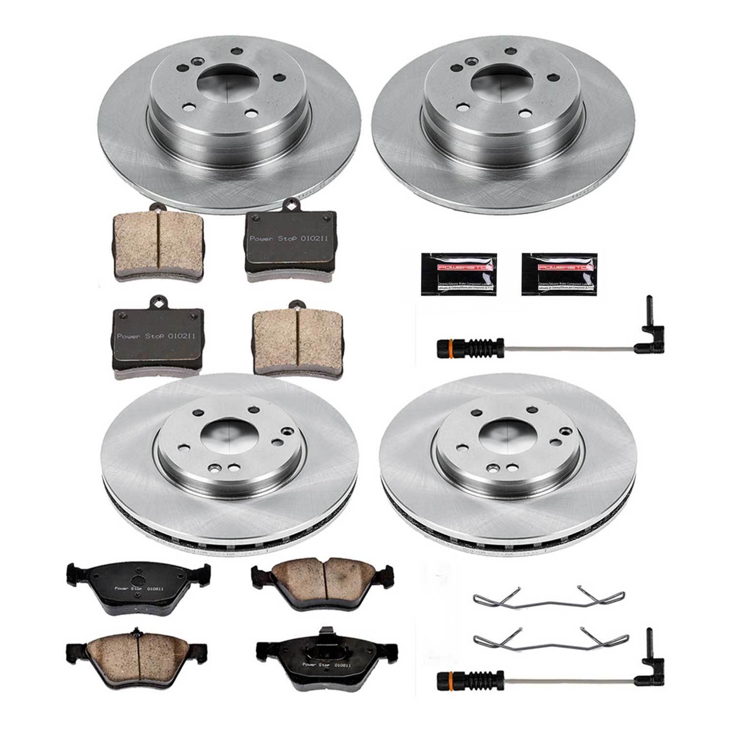 Power Stop 00-03 Mercedes-Benz CLK430 Front & Rear Autospecialty Brake Kit (1x psbKOE6697, 1x psbKOE2926) thumbnail 4