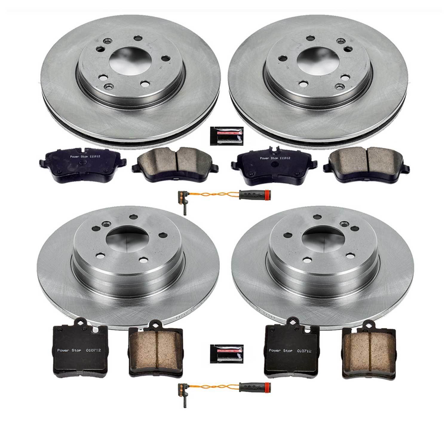 Power Stop 03-05 Mercedes-Benz C240 Front & Rear Autospecialty Brake Kit (1x psbKOE6698, 1x psbKOE3048) thumbnail 9