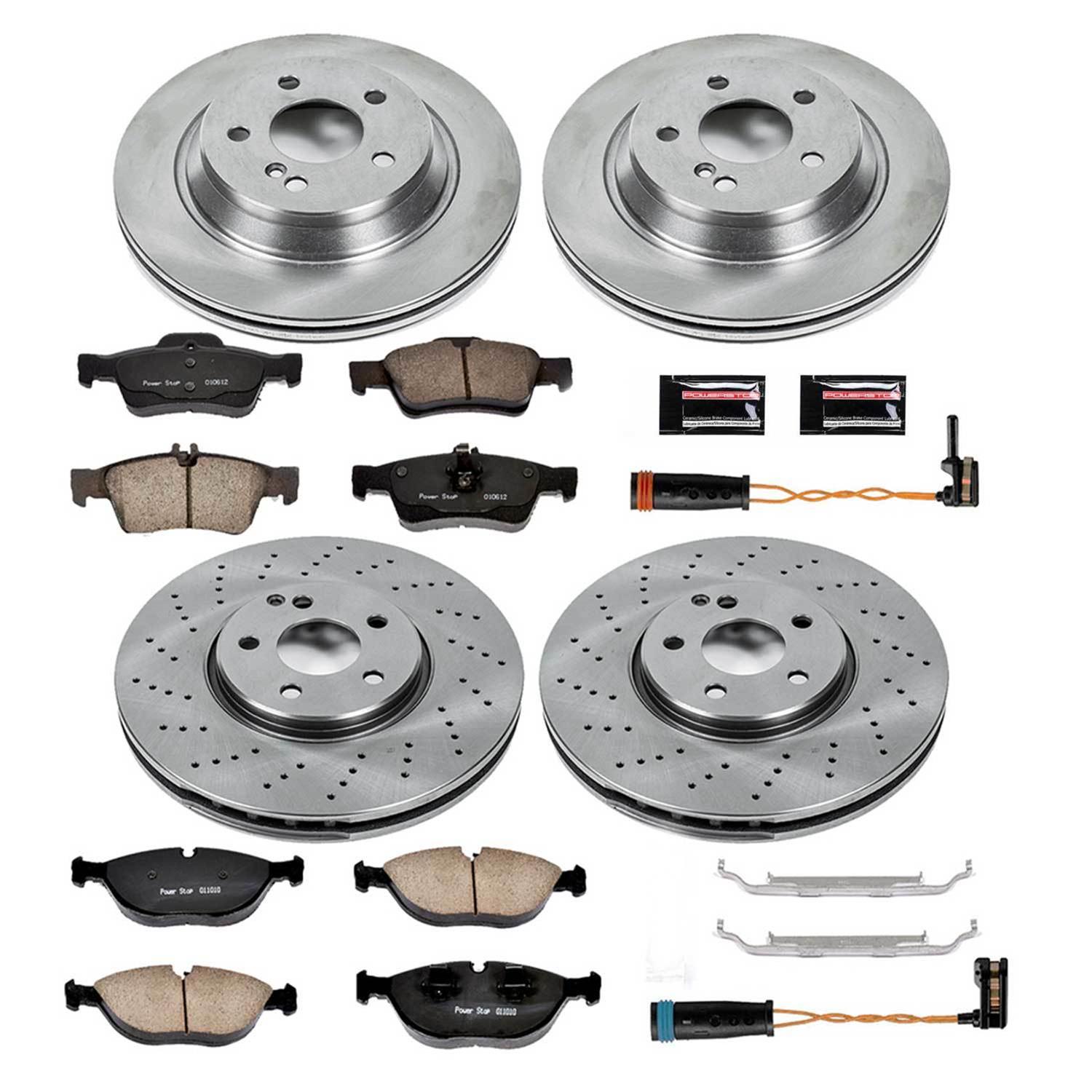 Power Stop 03-06 Mercedes-Benz S430 Front & Rear Autospecialty Brake Kit (1x psbKOE6567, 1x psbKOE5120) thumbnail 3