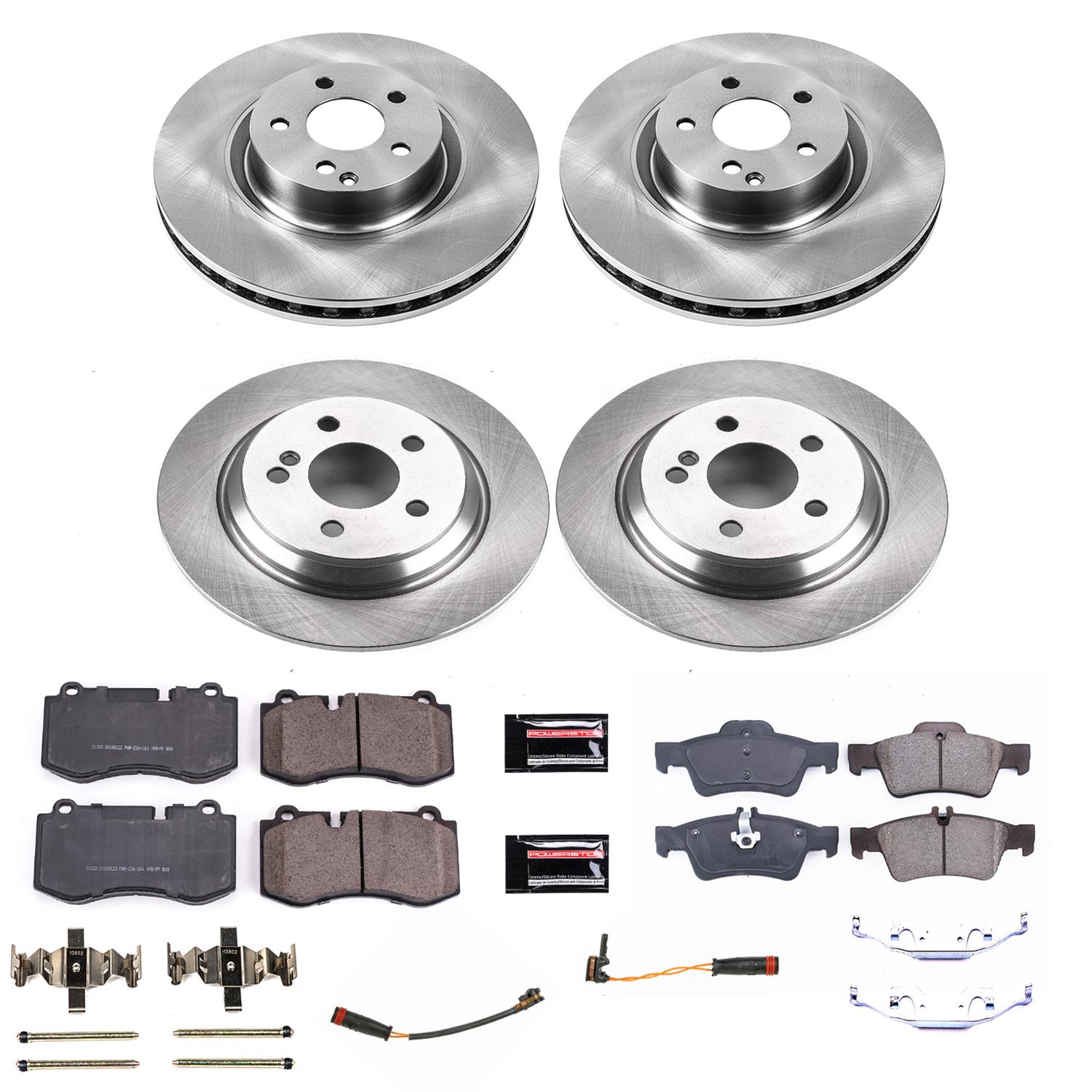 Power Stop 10-13 Mercedes-Benz S400 Front & Rear Autospecialty Brake Kit (1x psbKOE6566, 1x psbKOE6231) thumbnail 6