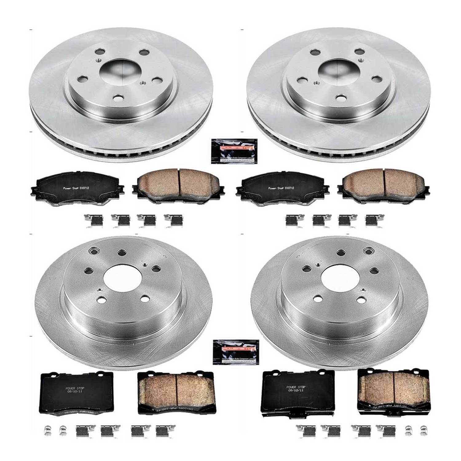 Power Stop 12-17 Toyota Prius V Front & Rear Autospecialty Brake Kit (1x psbKOE6099, 1x psbKOE258) thumbnail 6