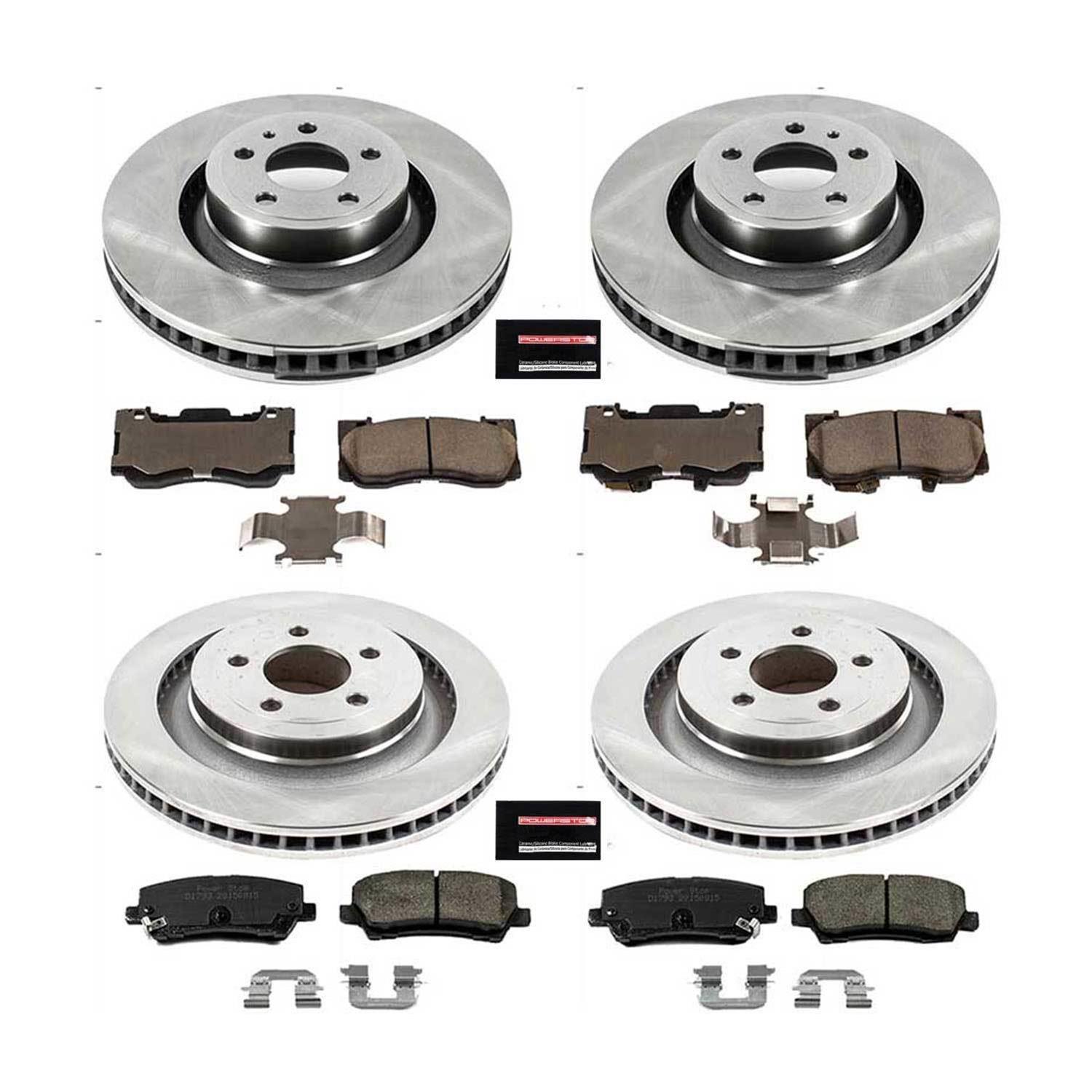 Power Stop 15-19 Ford Mustang Front & Rear Autospecialty Brake Kit (1x psbKOE6812, 1x psbKOE6806) thumbnail 9