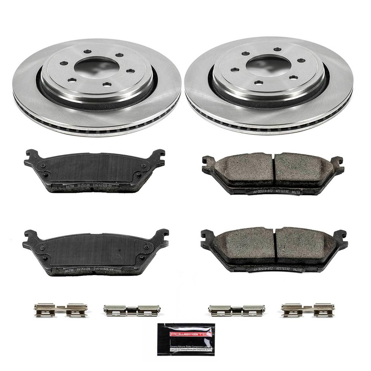 Power Stop 15-19 Ford Mustang Front & Rear Autospecialty Brake Kit (1x psbKOE6809, 1x psbKOE6813) thumbnail 9