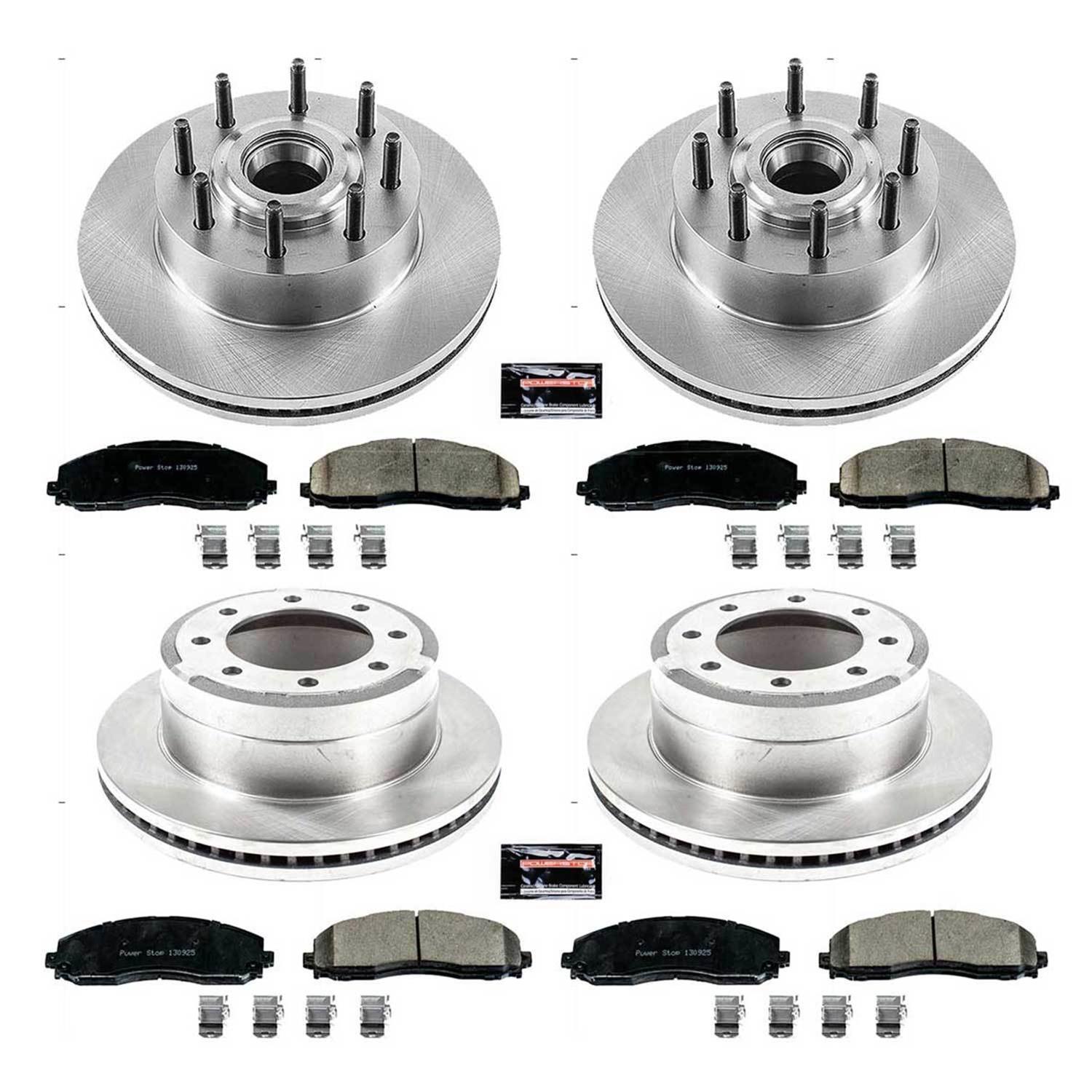 Power Stop 13-22 Ford F-350 Super Duty Front & Rear Autospecialty Brake Kit (2x psbAR85169, 2x psbAR85154, 1x psb17-1680, 1x psb17-1691) thumbnail 5