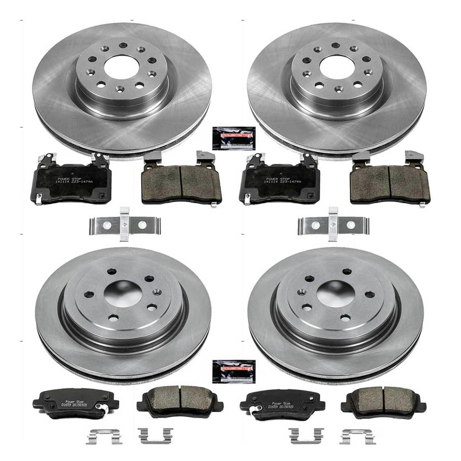 Power Stop 14-18 Cadillac CTS Front & Rear Autospecialty Brake Kit (1x psbKOE6998, 1x psbKOE6991) thumbnail 6