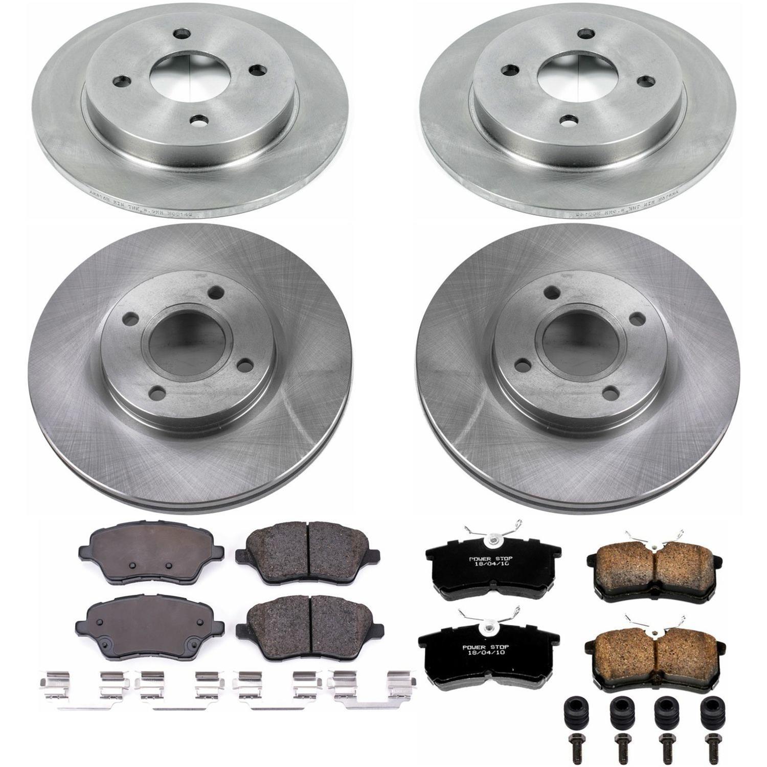 Power Stop 14-19 Ford Fiesta Front & Rear Autospecialty Brake Kit (1x psbKOE6818, 1x psbKOE1363) thumbnail 6