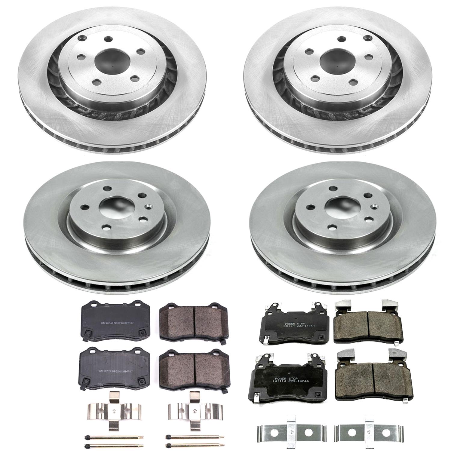 Power Stop 15-17 Chevrolet SS Front & Rear Autospecialty Brake Kit (1x psbKOE7007, 1x psbKOE6994) thumbnail 6