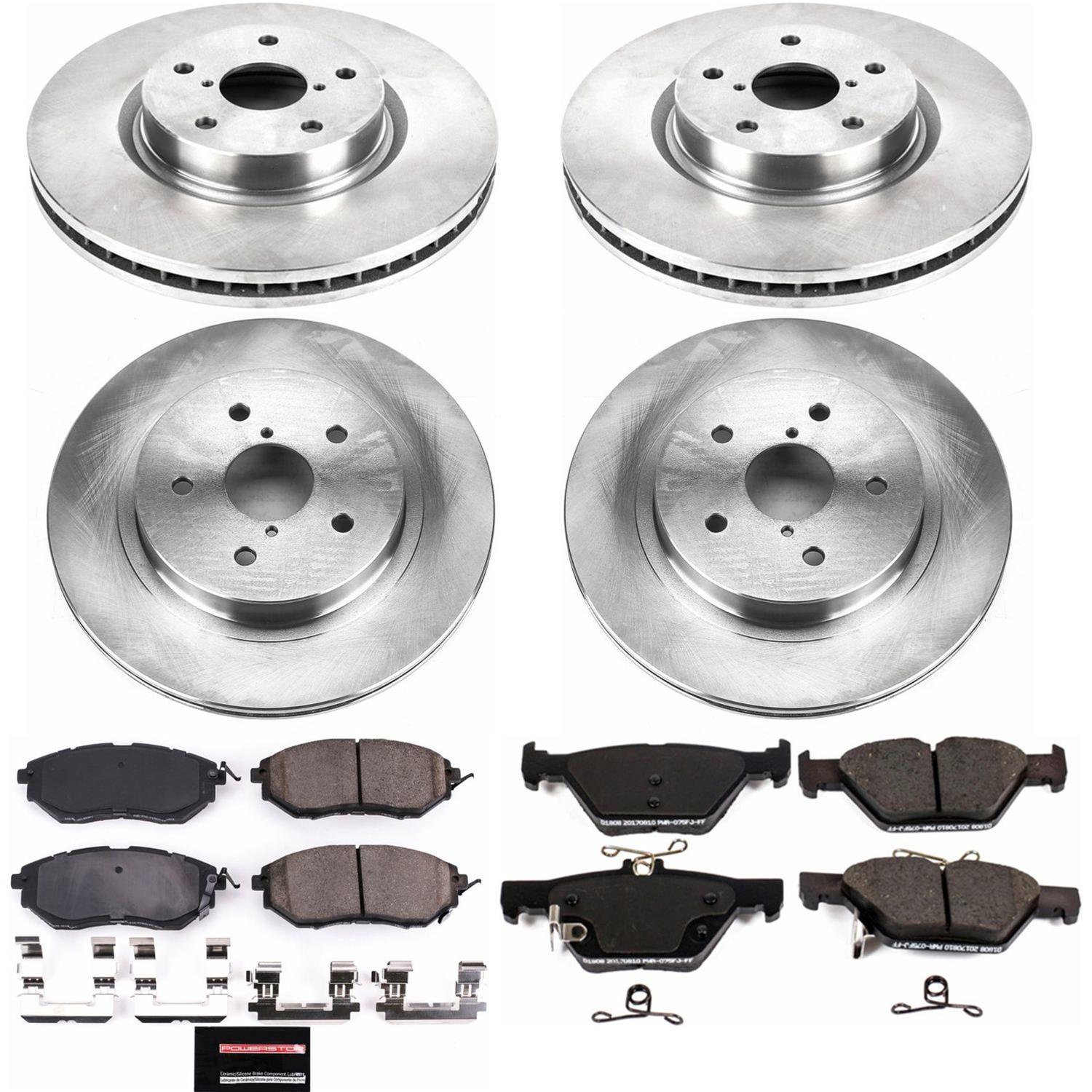 Power Stop 15-18 Subaru Legacy Front & Rear Autospecialty Brake Kit (1x psbKOE7039, 1x psbKOE4603) thumbnail 5
