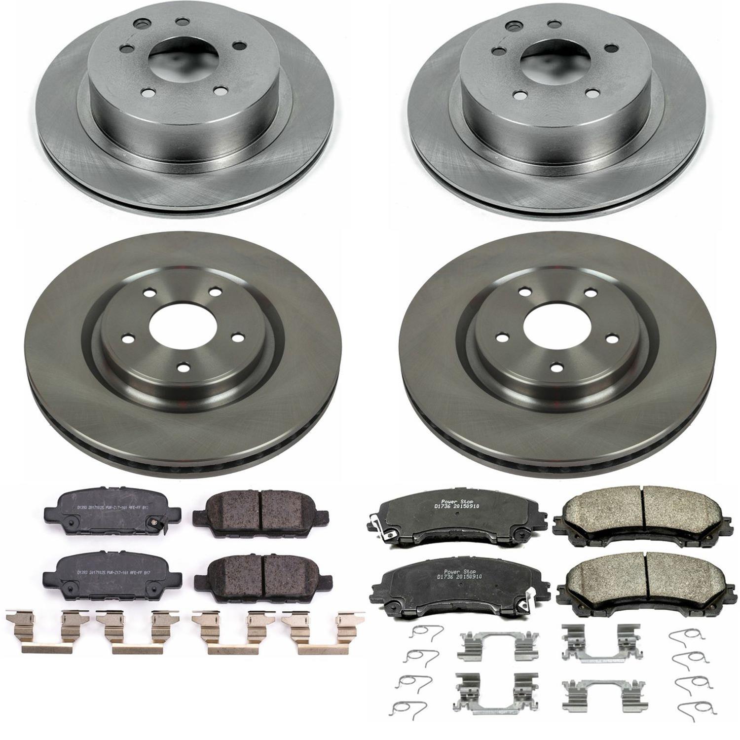 Power Stop 14-19 Nissan Rogue Front & Rear Autospecialty Brake Kit (1x psbKOE6761, 1x psbKOE7034) thumbnail 6