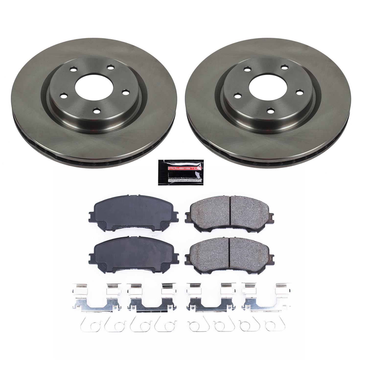 Power Stop 18-19 Nissan Rogue Front & Rear Autospecialty Brake Kit (1x psbKOE7036, 1x psbKOE8313) thumbnail 4