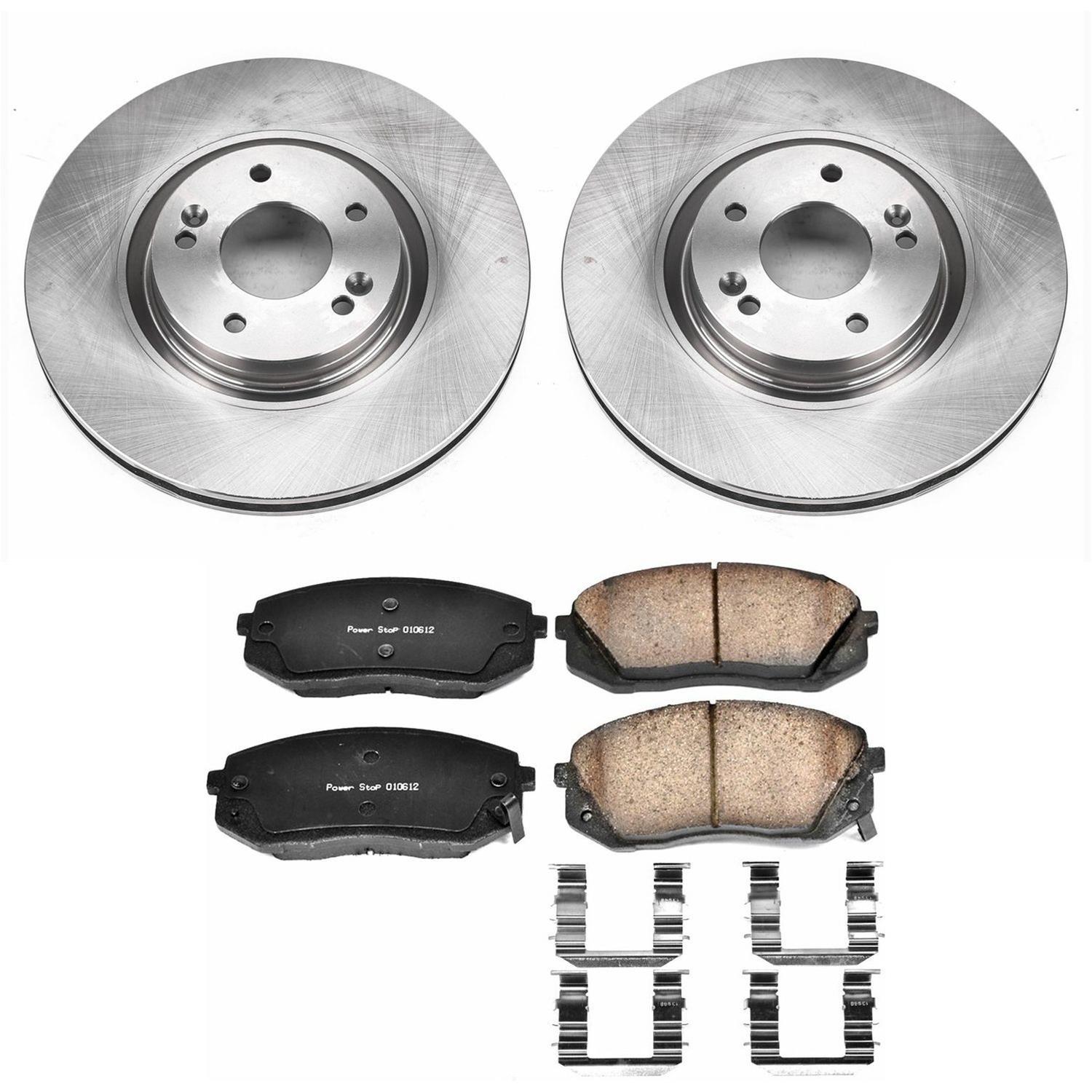 Power Stop 2015 Hyundai Sonata Front & Rear Autospecialty Brake Kit (1x psbKOE7083, 1x psbKOE6985) thumbnail 6
