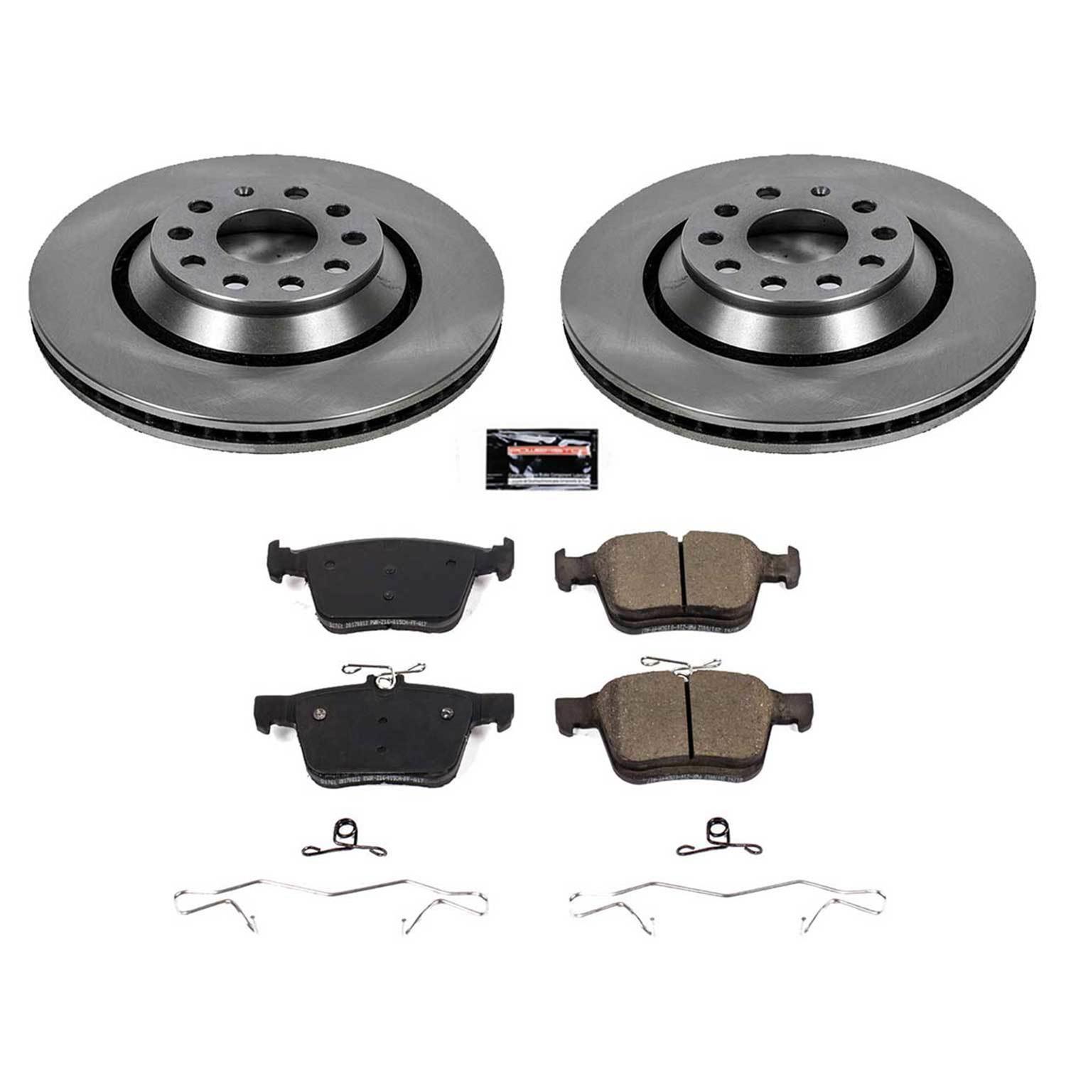 PowerStop Z17 Autospecialty Rear Brake Kit | Acura TL (99-03) (KCOE2308)
