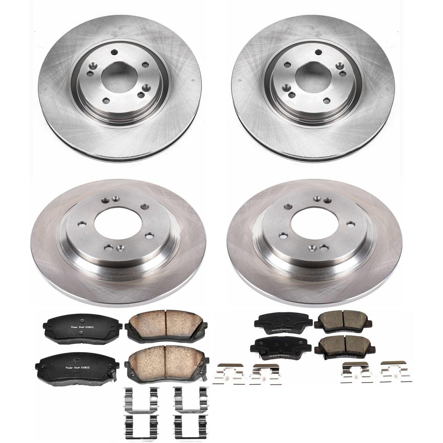 Power Stop 2015 Hyundai Sonata Front & Rear Autospecialty Brake Kit (1x psbKOE7083, 1x psbKOE6985) thumbnail 7