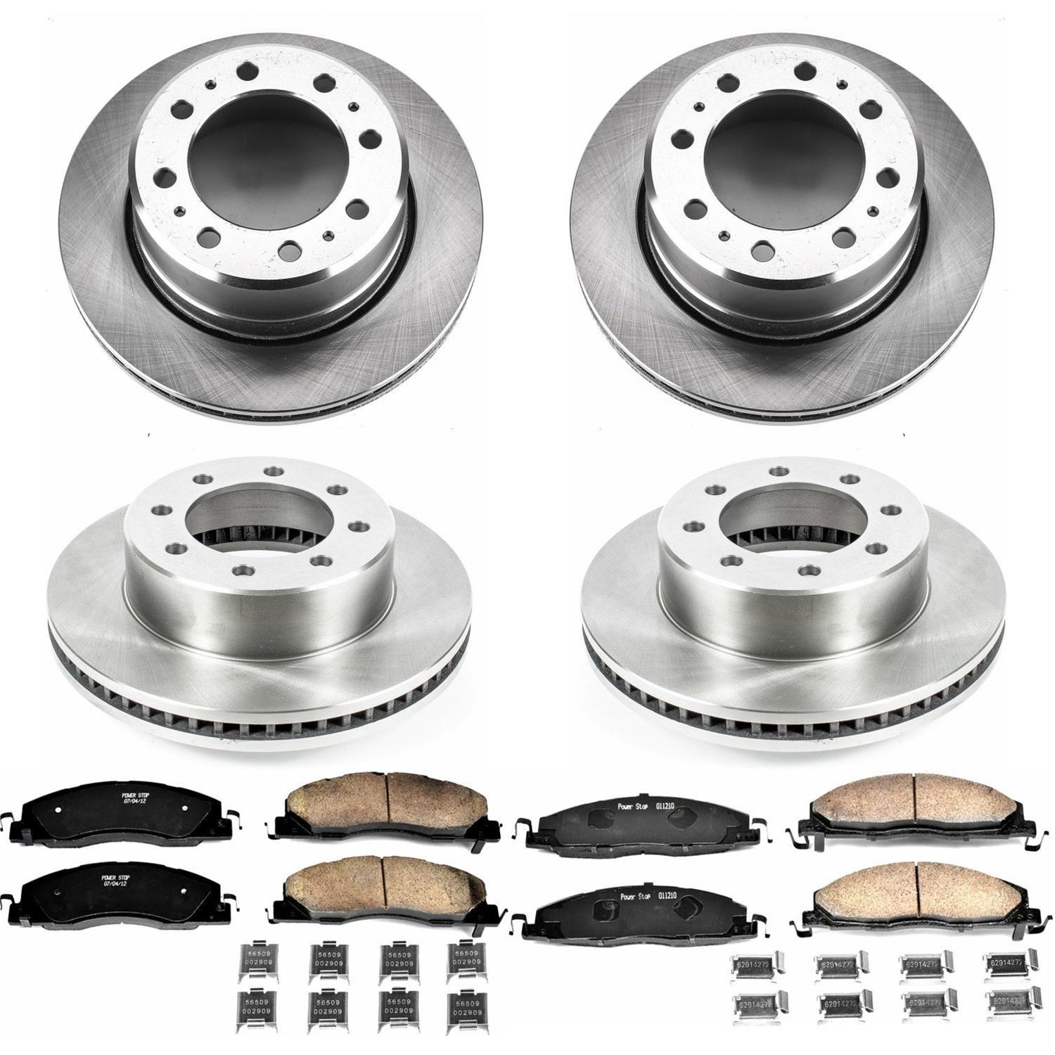 Power Stop 13-18 Ram 3500 Front & Rear Autospecialty Brake Kit (2x psbAR83067, 2x psbAR8373, 1x psb17-1399, 1x psb17-1400) thumbnail 3