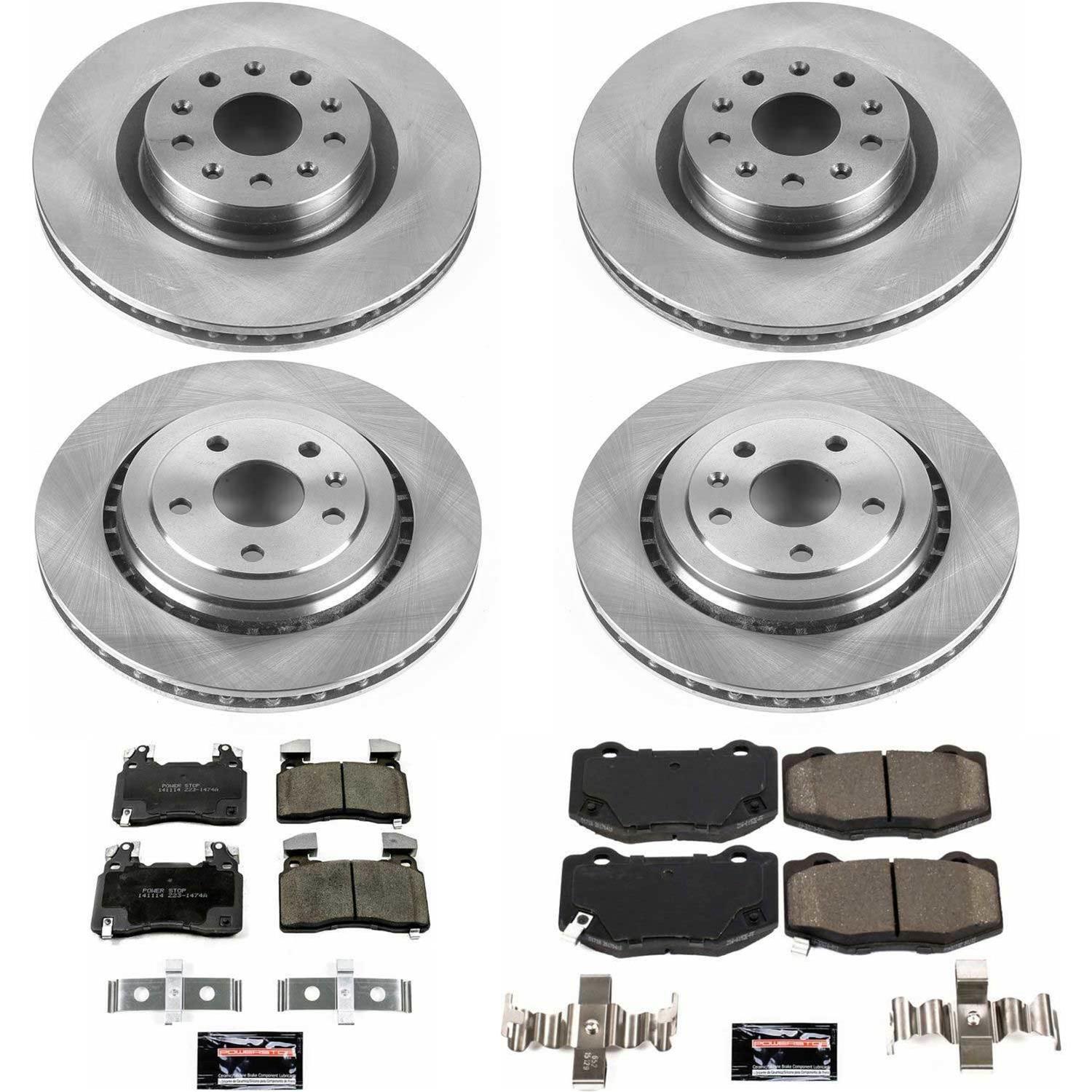 Power Stop 16-19 Chevrolet Camaro Front & Rear Autospecialty Brake Kit (1x psbKOE6998, 1x psbKOE7045) thumbnail 5