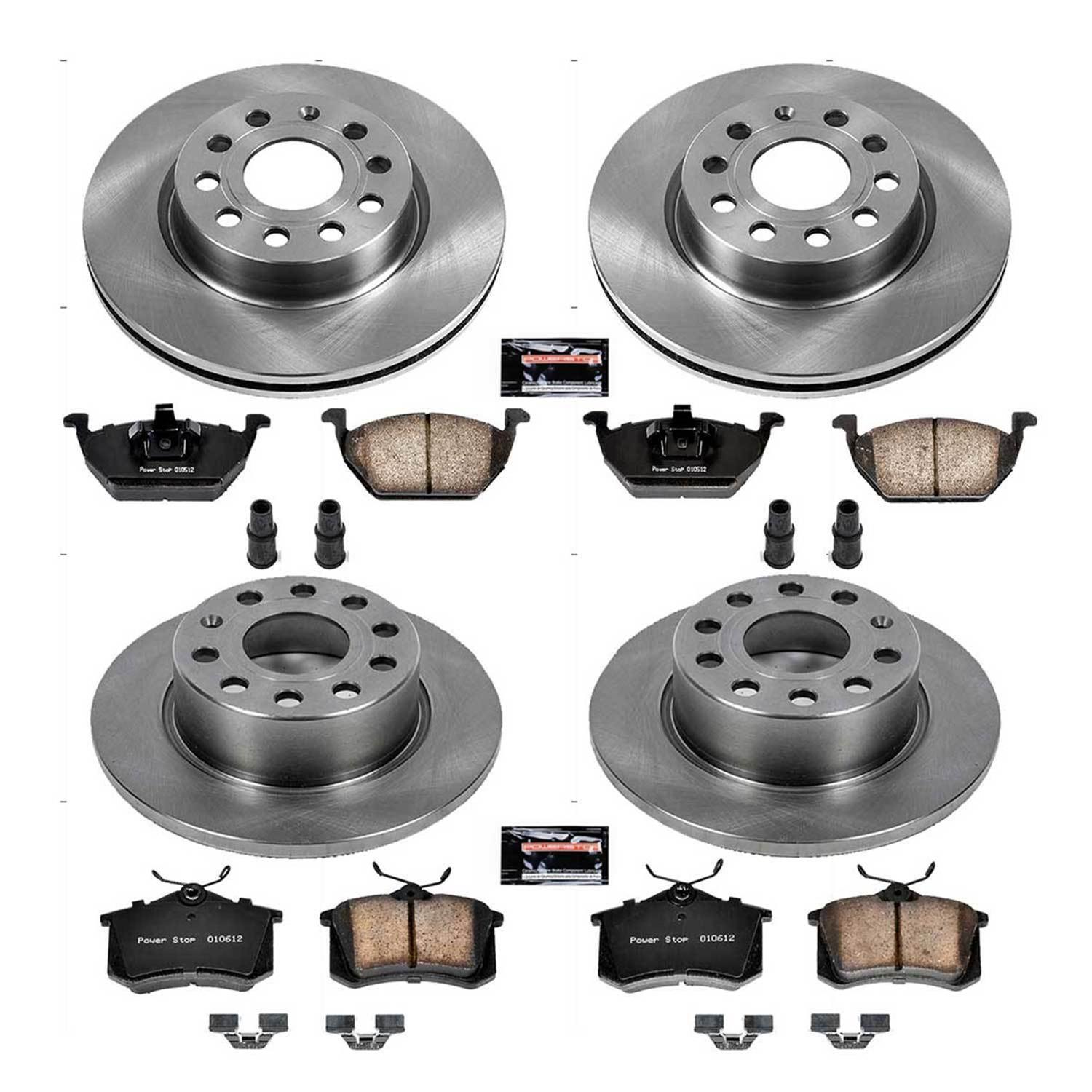 Power Stop 13-15 Volkswagen Jetta Front & Rear Autospecialty Brake Kit (1x psbKOE5671, 1x psbKOE6041) thumbnail 6