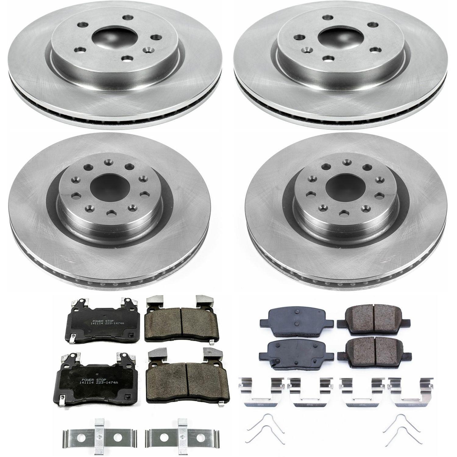 Power Stop 16-18 Cadillac CT6 Front & Rear Autospecialty Brake Kit (1x psbKOE7289, 1x psbKOE6998) thumbnail 6