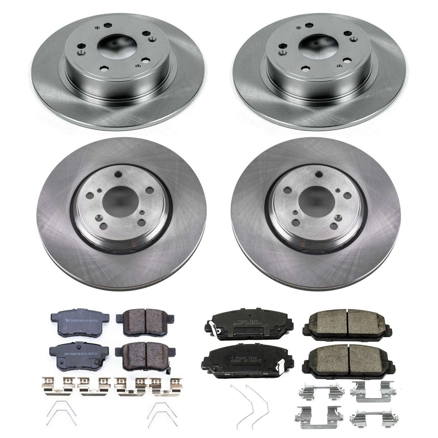 Power Stop 16-17 Honda Accord Front & Rear Autospecialty Brake Kit (1x psbKOE5368, 1x psbKOE7347) thumbnail 7