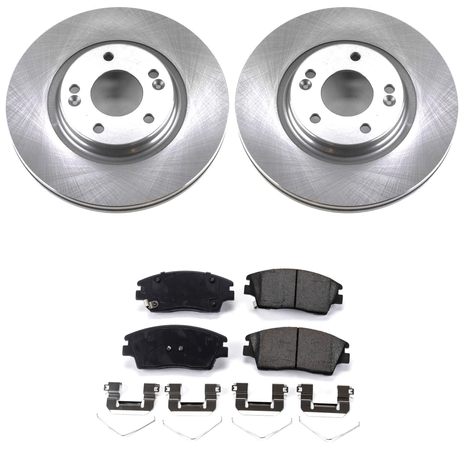 Power Stop 17-19 Hyundai Elantra Front & Rear Autospecialty Brake Kit (1x psbKOE7355, 1x psbKOE7904) thumbnail 4