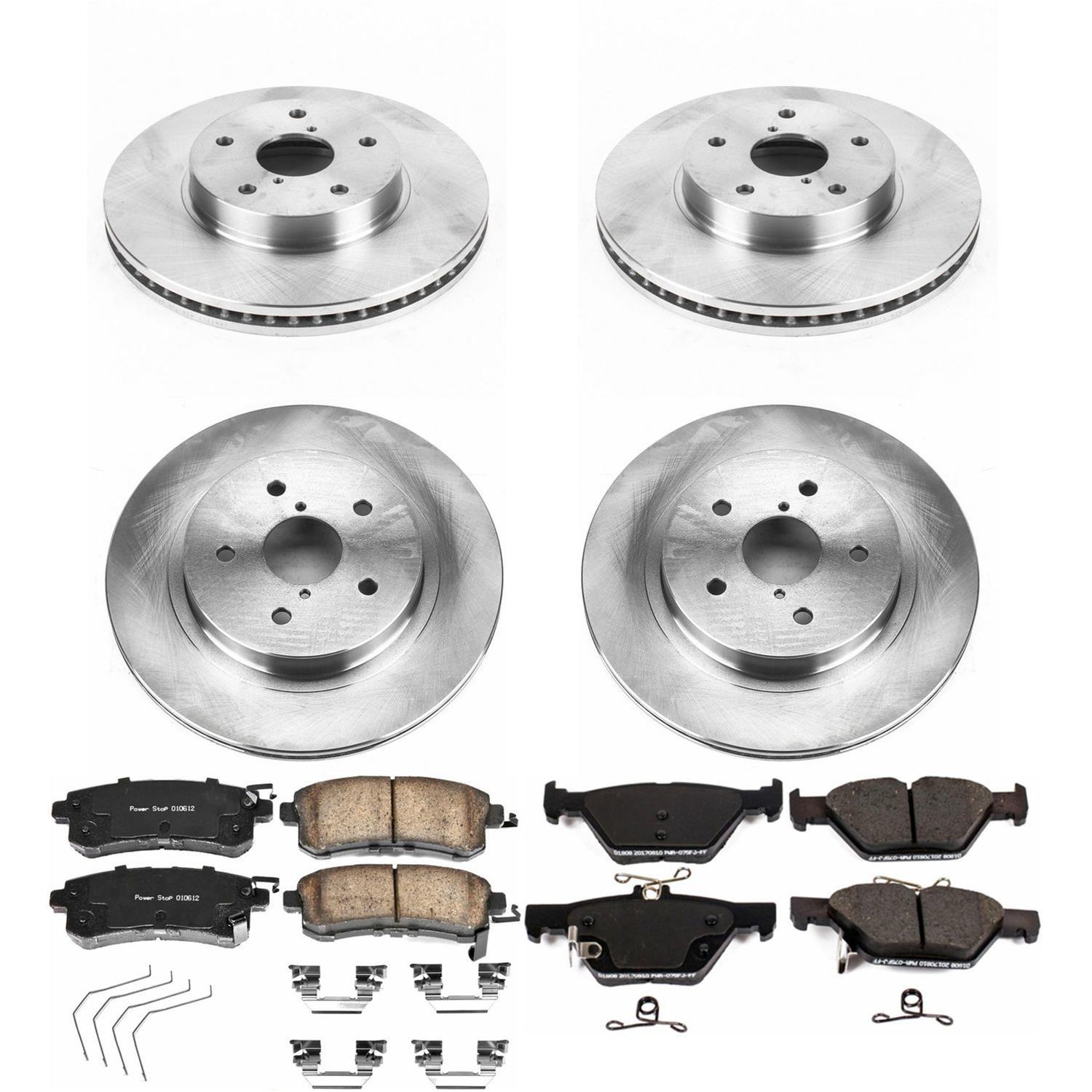 Power Stop 15-18 Subaru Legacy Front & Rear Autospecialty Brake Kit (1x psbKOE7039, 1x psbKOE7356) thumbnail 6